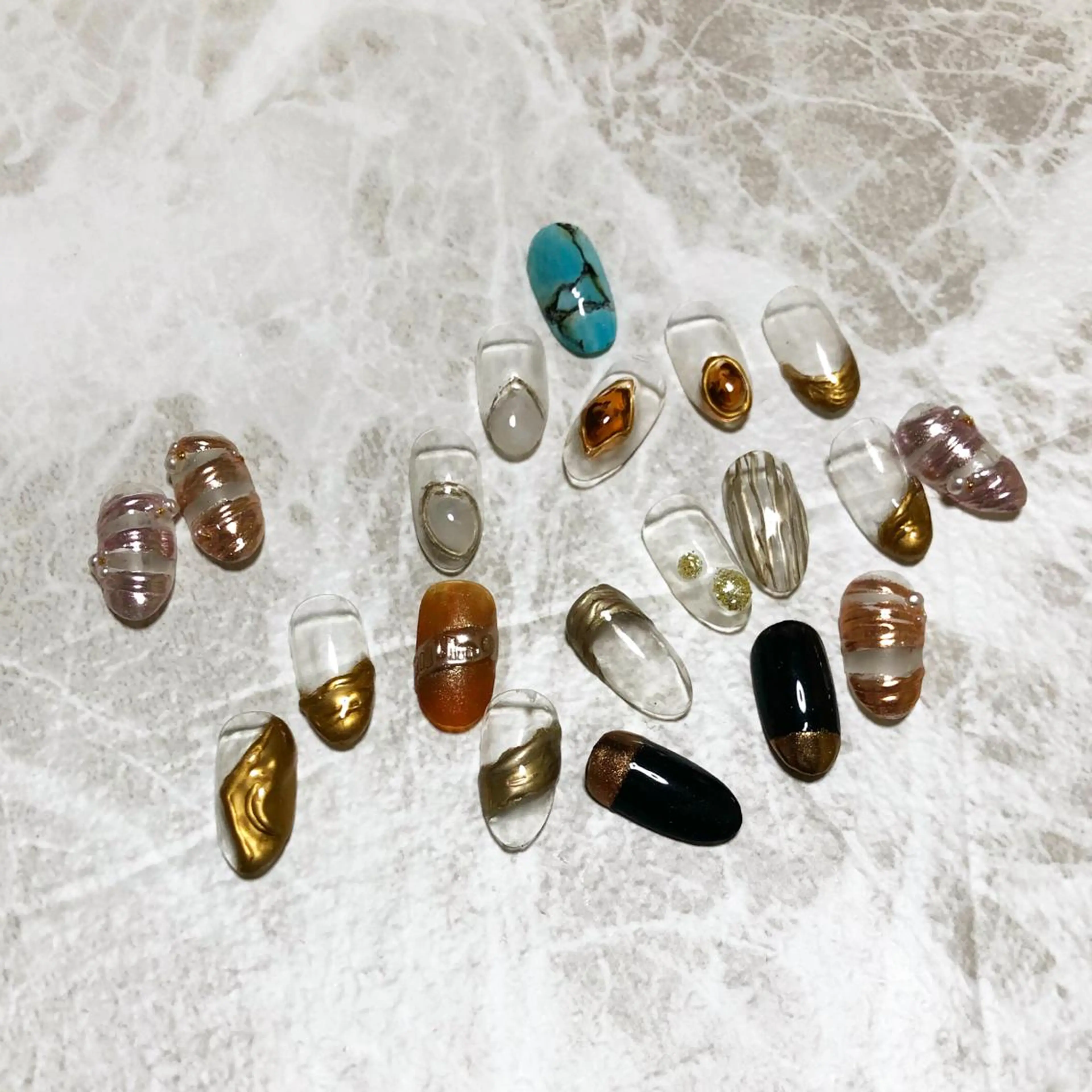 ネイル アートネイル ニュアンスネイル ワンカラーネイル thrush nailsのネイルデザイン