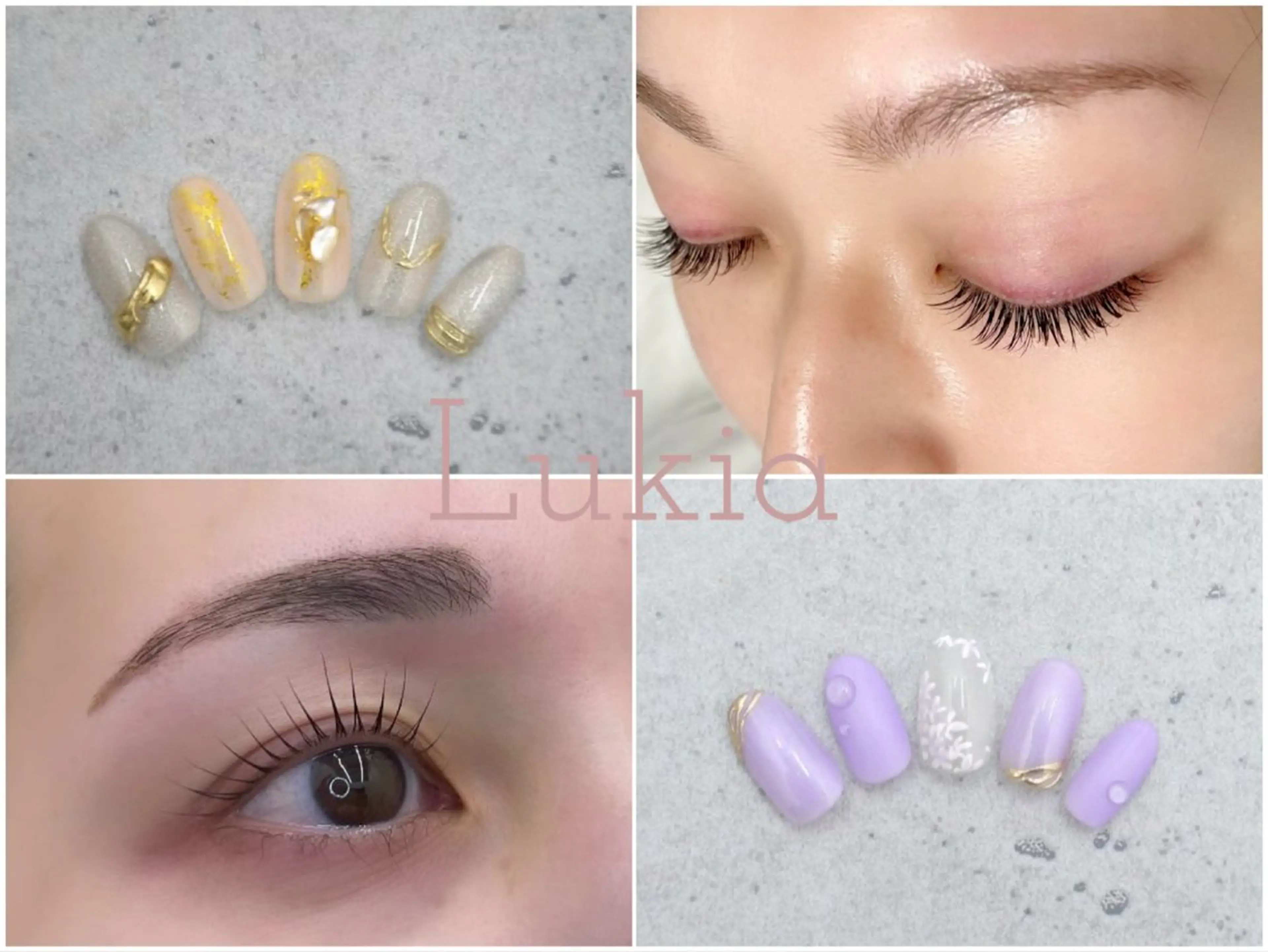 マツエク・マツパ Lukia MOMOのマツエク・マツパデザイン