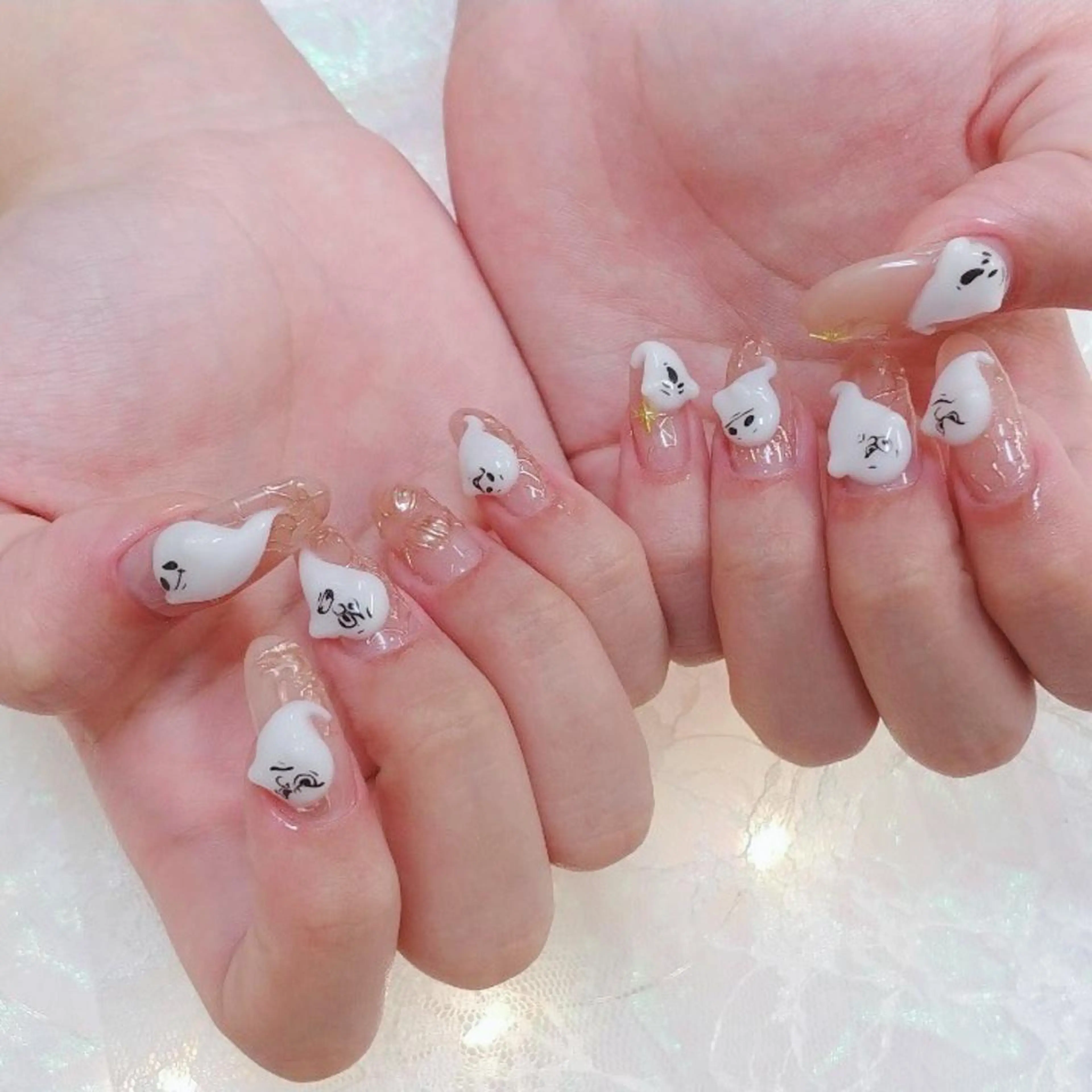 ネイル ジェルネイル ハロウィン ハンドネイル Nail lieNのネイルデザイン