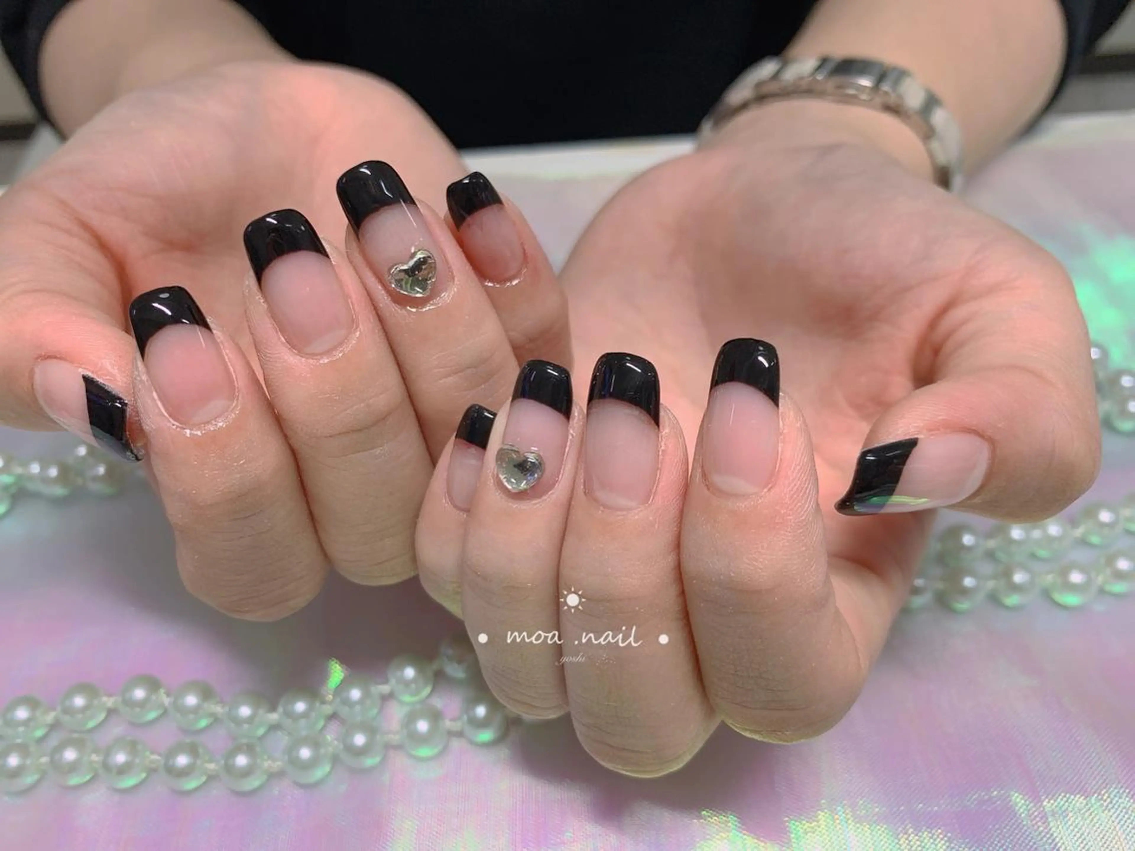 ネイル フレンチネイル スカルプネイル MoaNail🫶 Yoshiのネイルデザイン