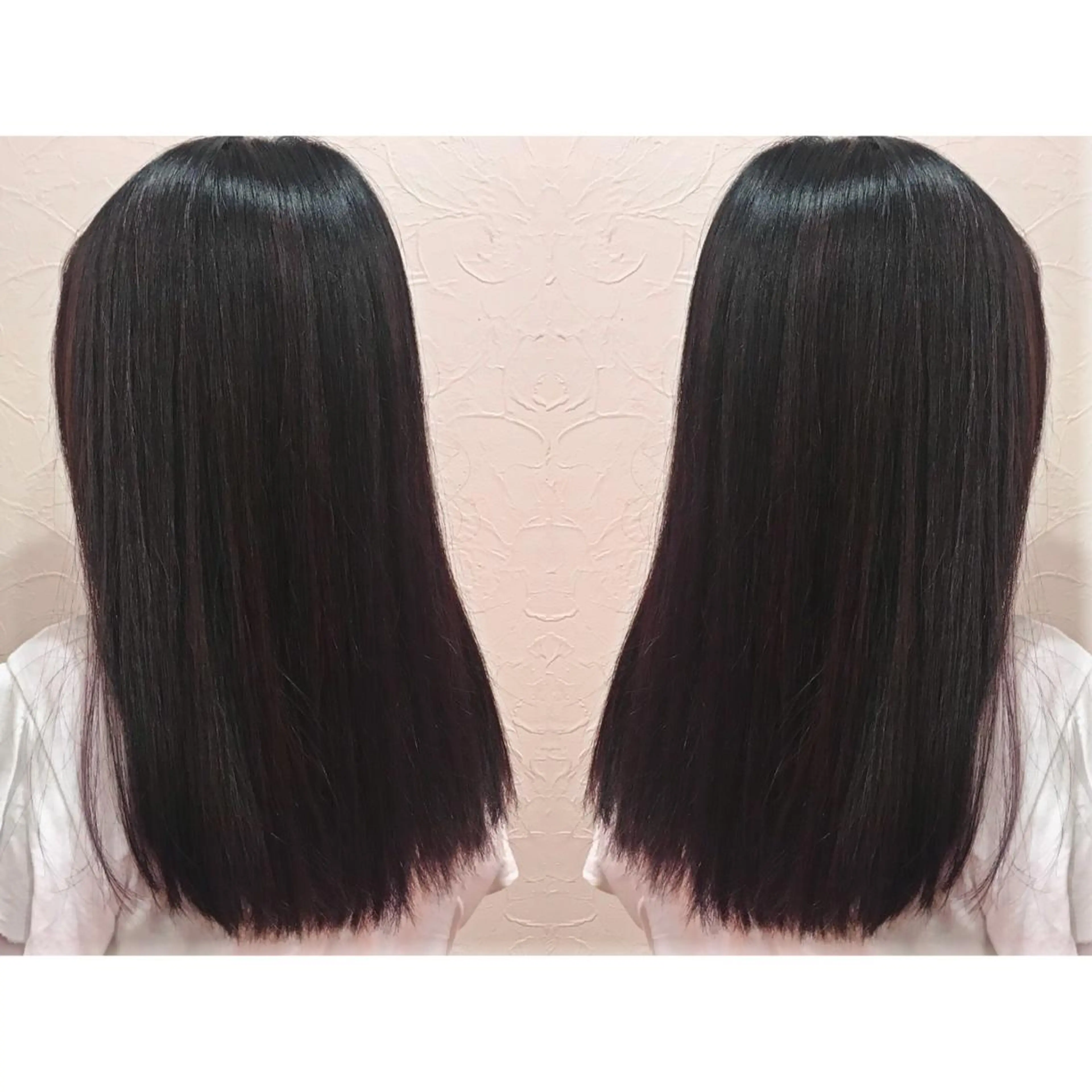 セミロング カラー ヘアアレンジ バイオレットカラー 蔵前🫧韓国風レイヤ ーカット🫧KAHOのヘアスタイル