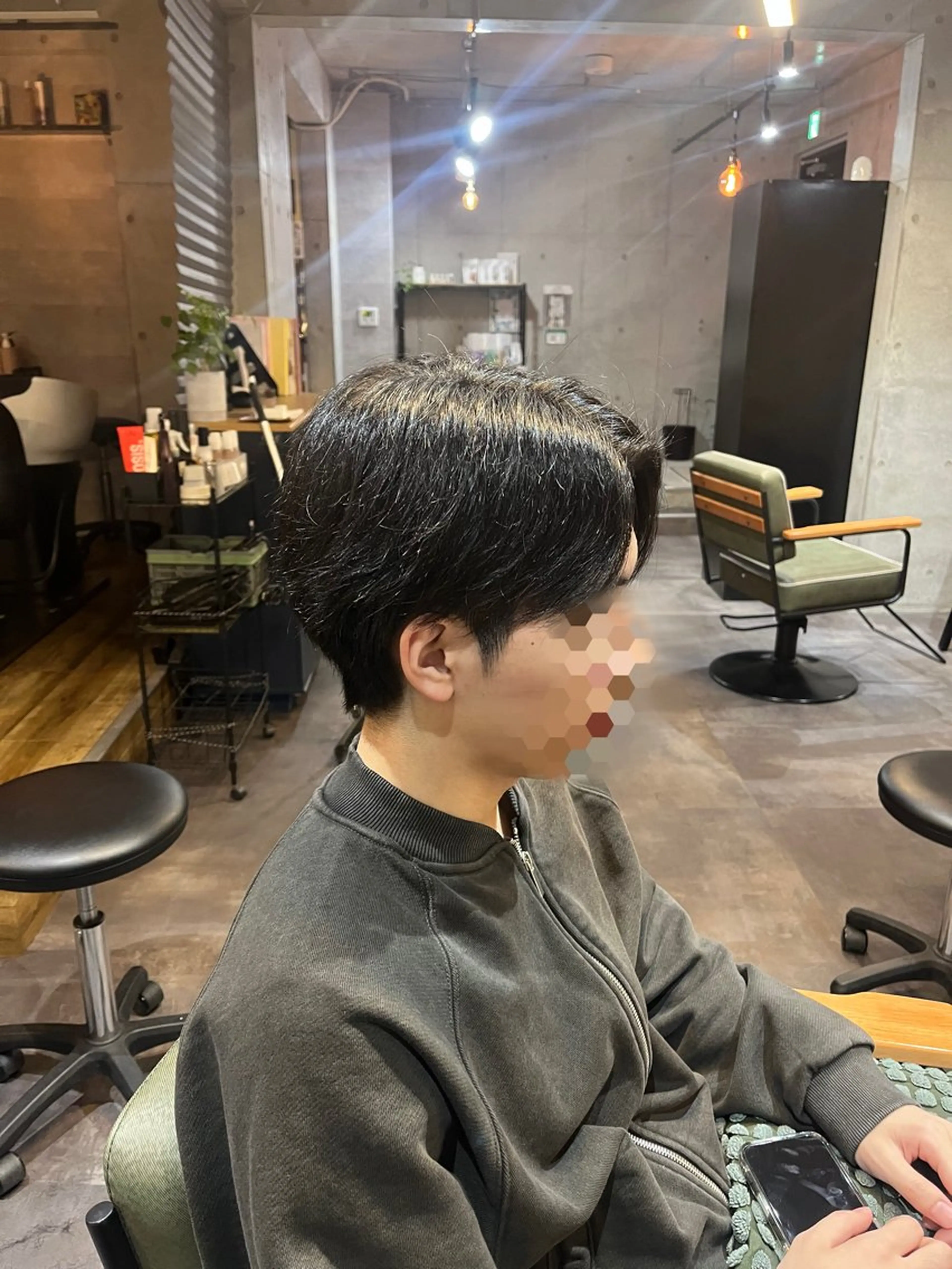 メンズ センターパート マッシュ Kozaki 🦢のヘアスタイル