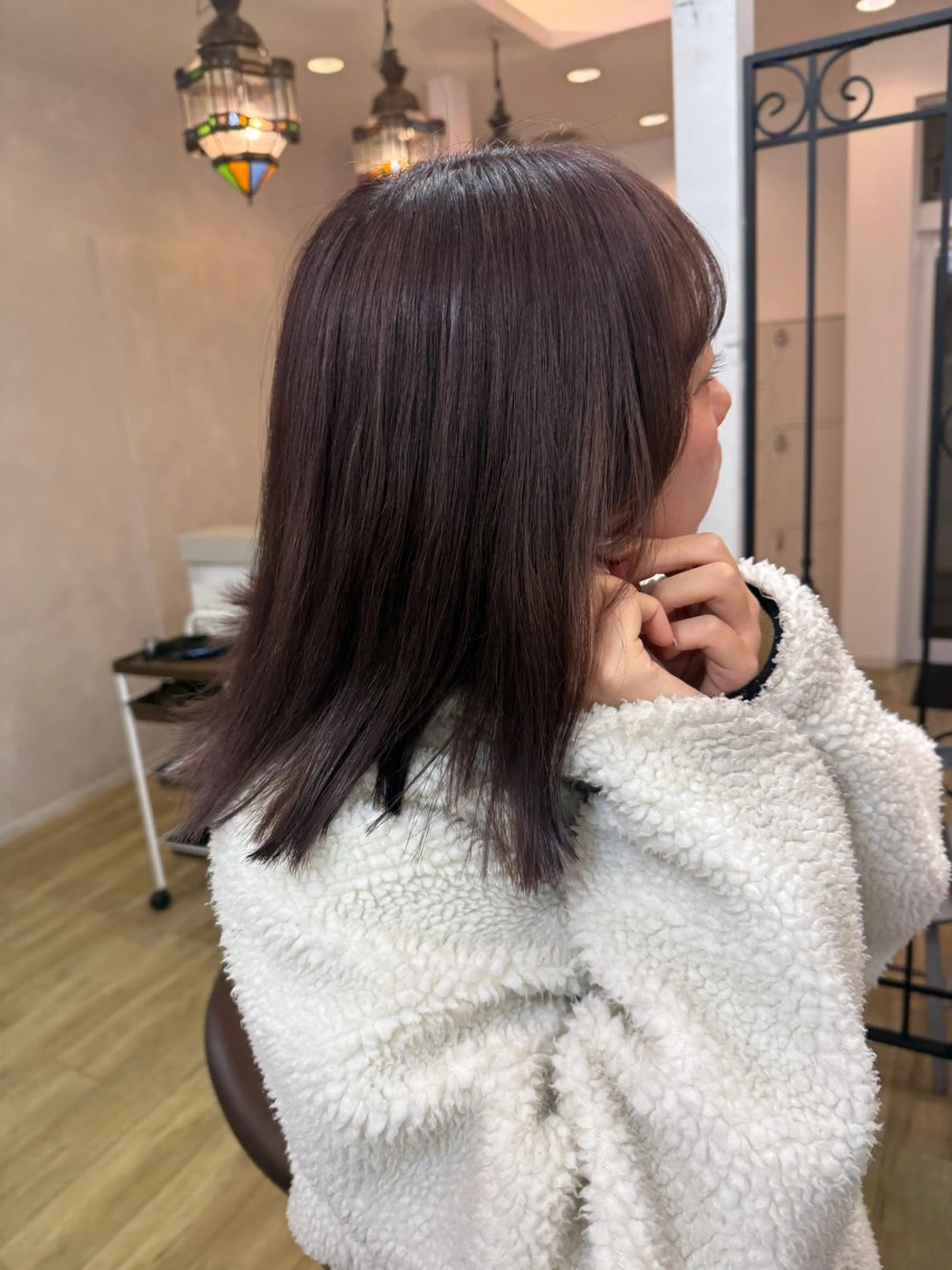 うる艶カラー+生トリートメントの写真