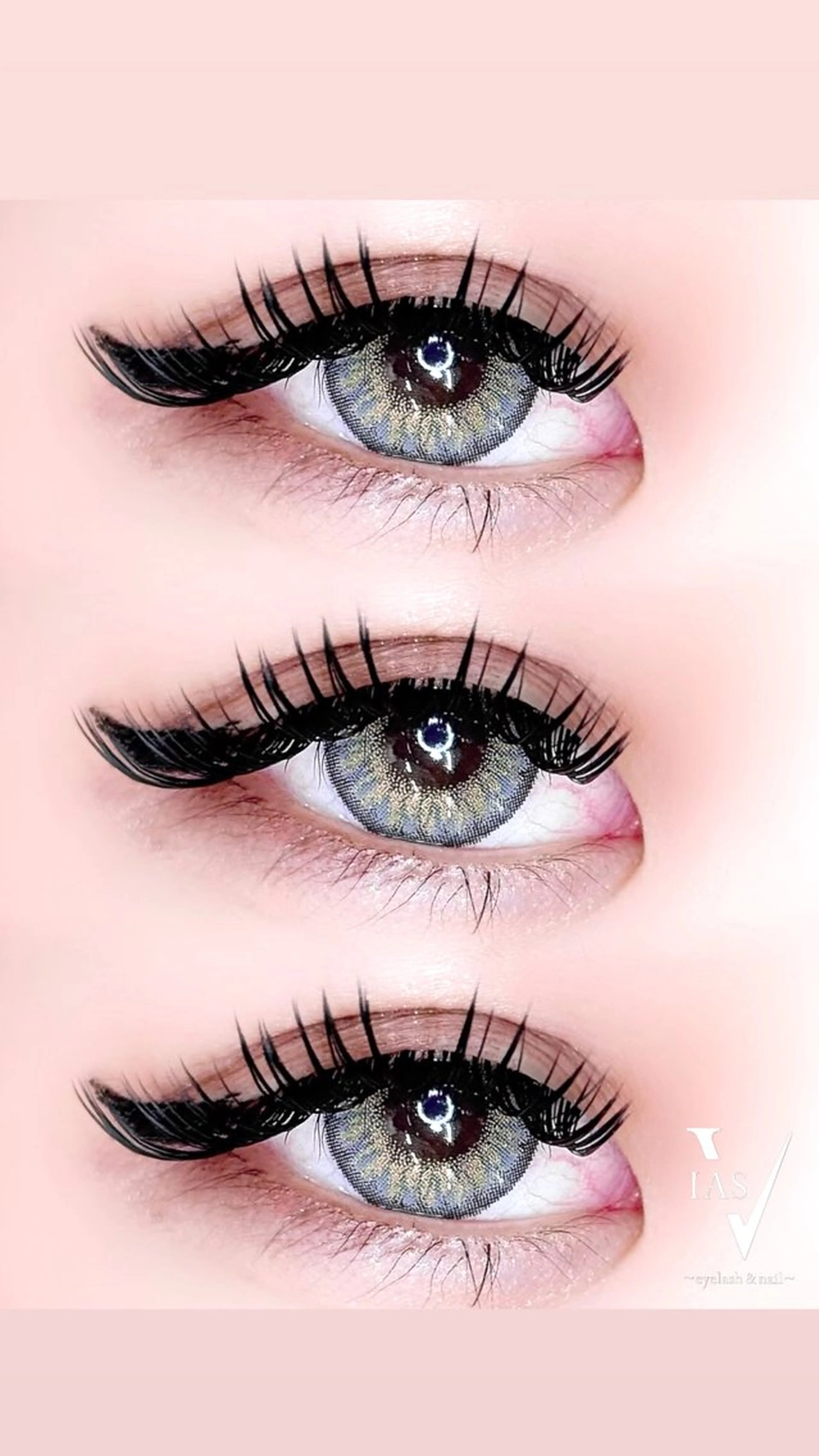 マツエク・マツパ フラットラッシュ VIAS sakiのマツエク・マツパデザイン