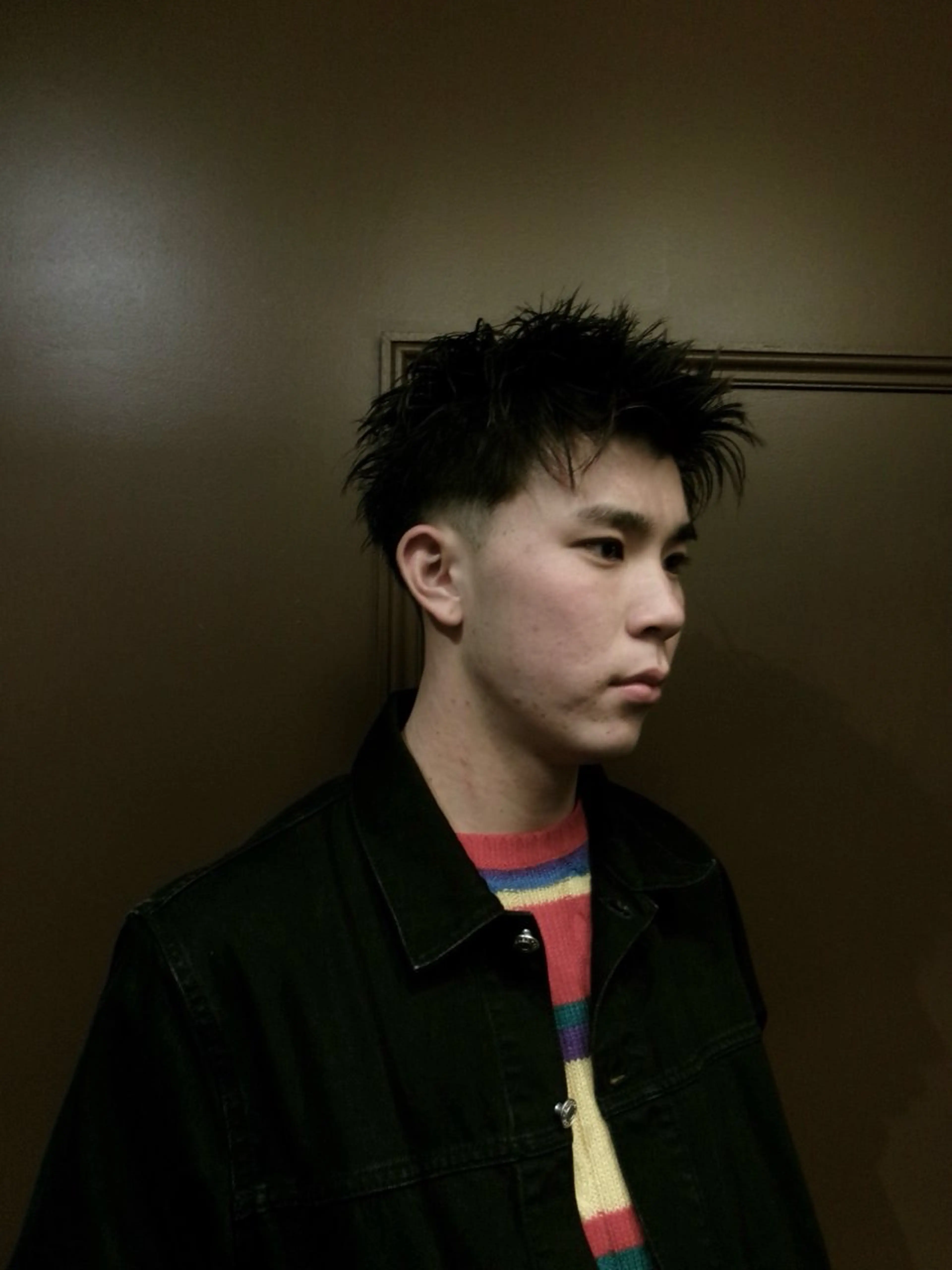 メンズ フェードカット 窪田 力也のヘアスタイル