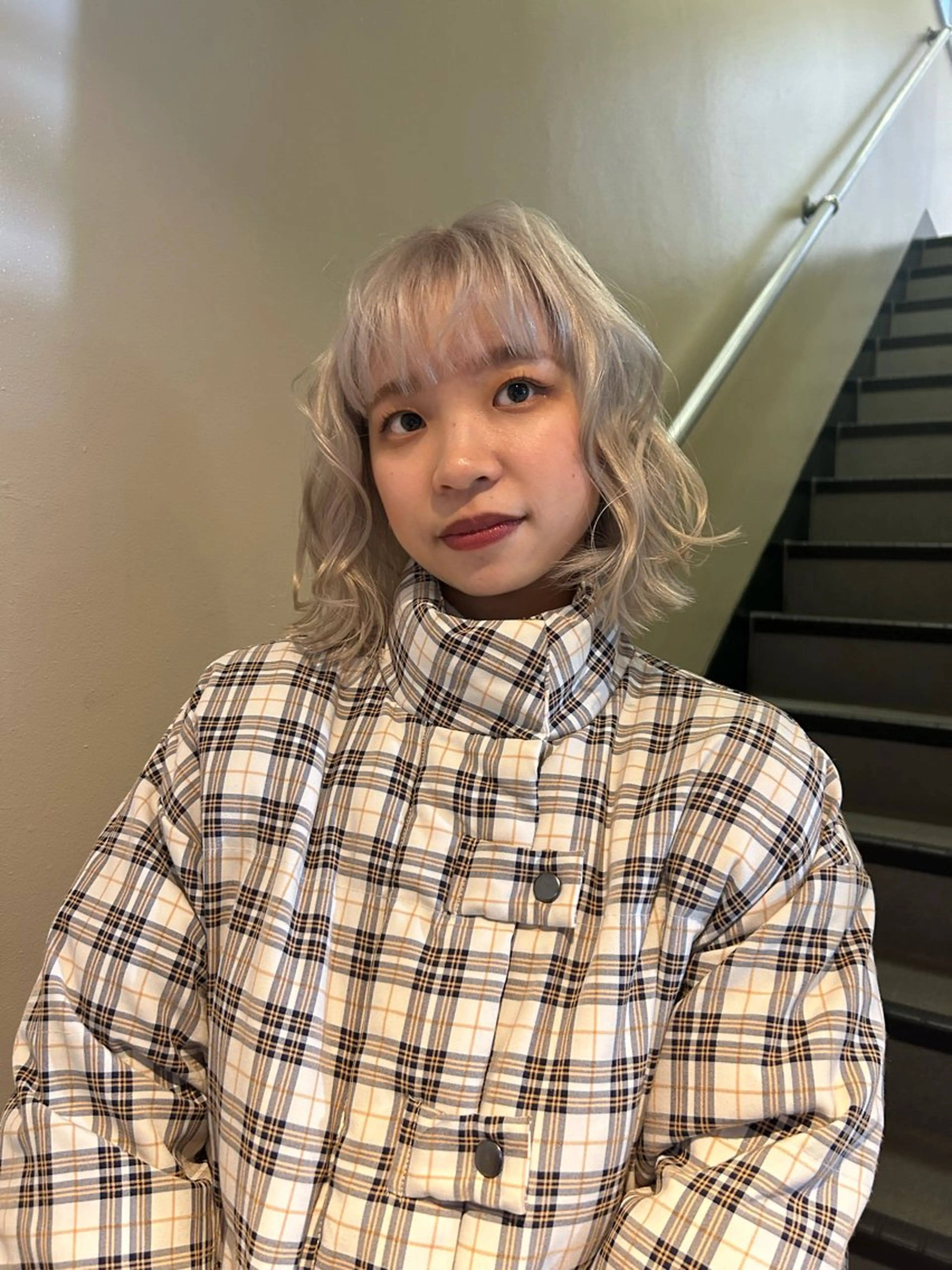 ショート カラー ヘアアレンジ ☕️結【suii.】 ボブ/ヘアセット☕️のヘアスタイル