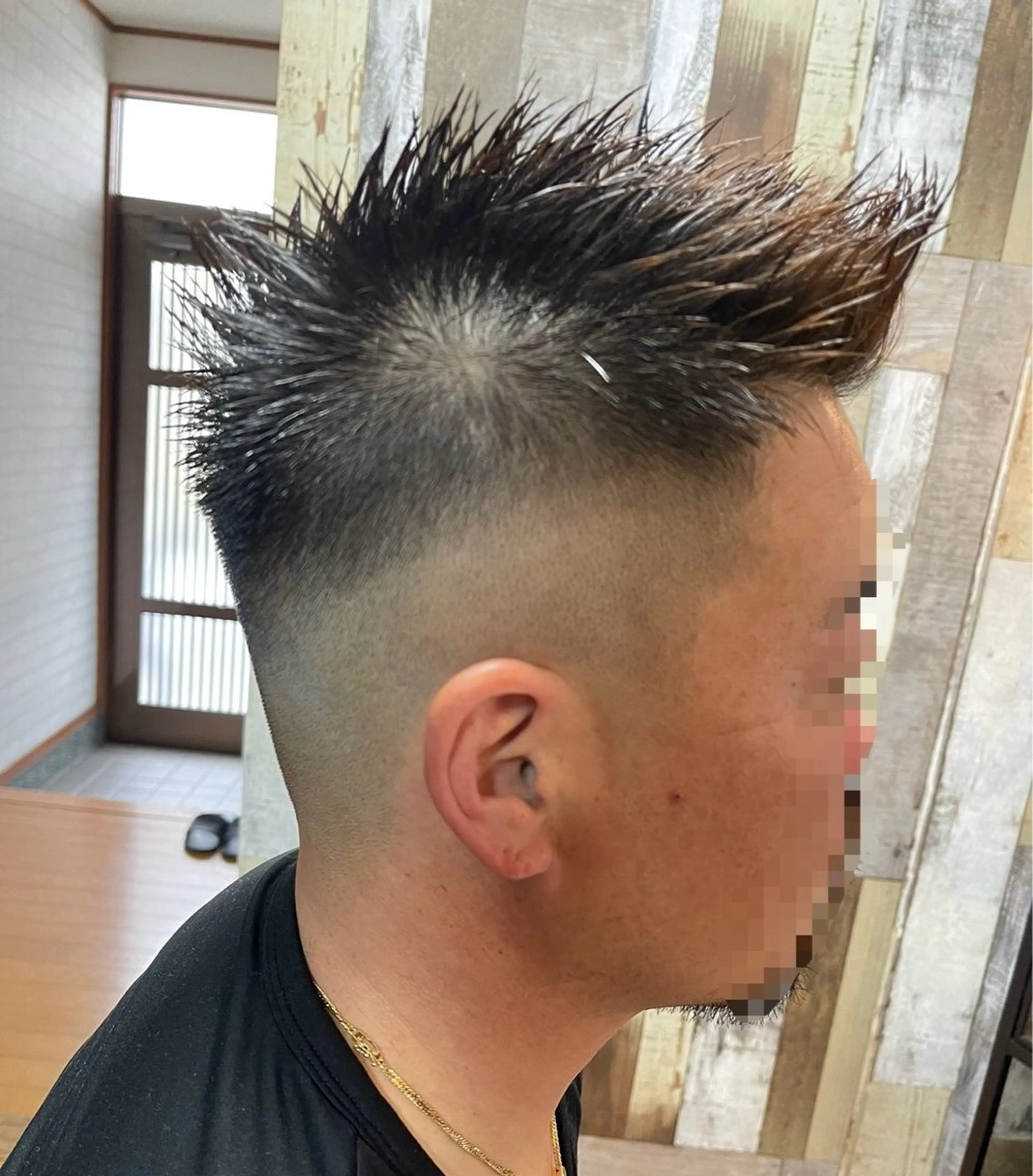 ショート メンズ モヒカン カット ヘッドスパ spaski所属・メンズ特化型/永井 友貴のヘアスタイル