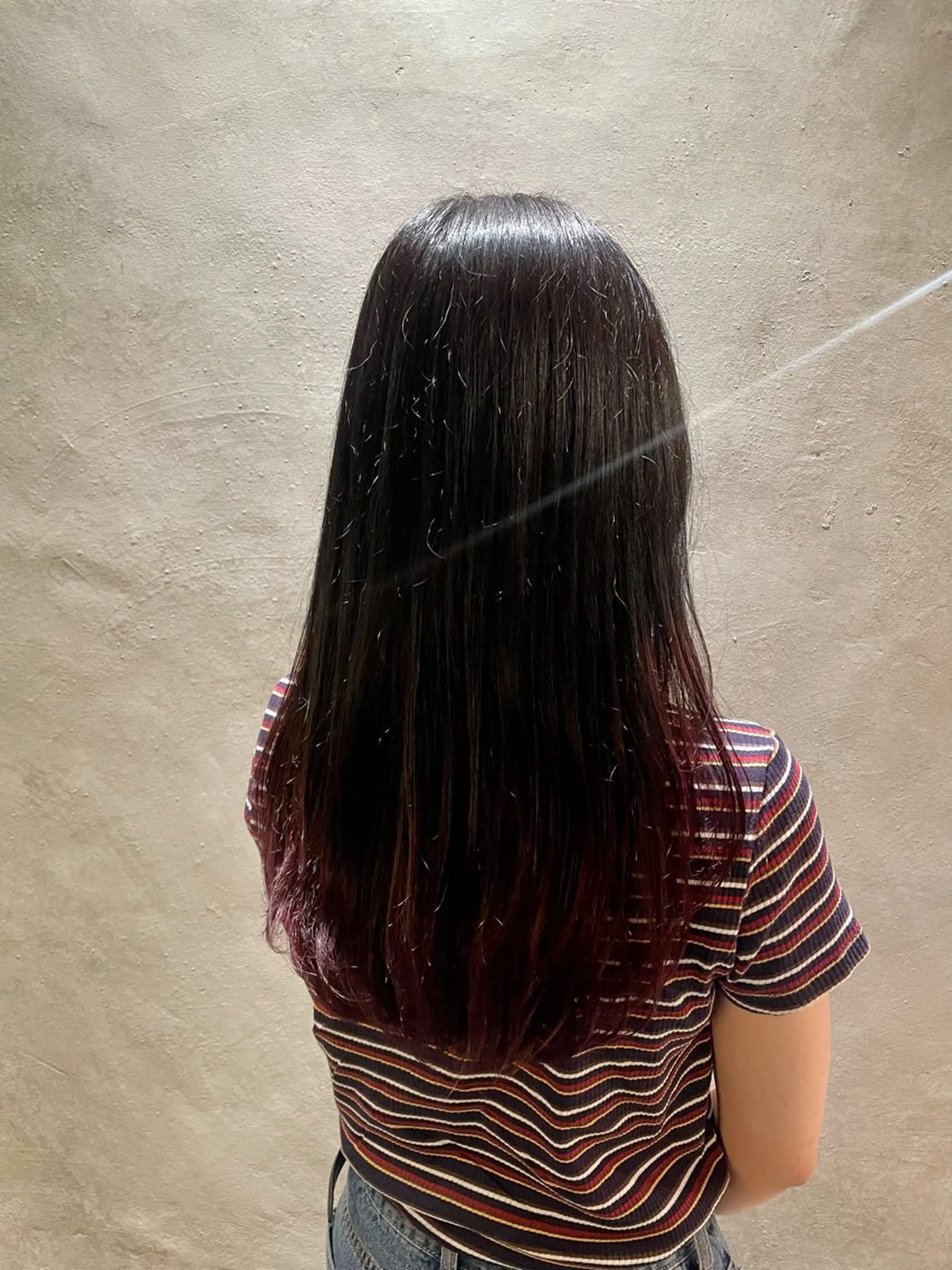 ロング カラー ベージュカラー🧸 伊藤なつみのヘアスタイル