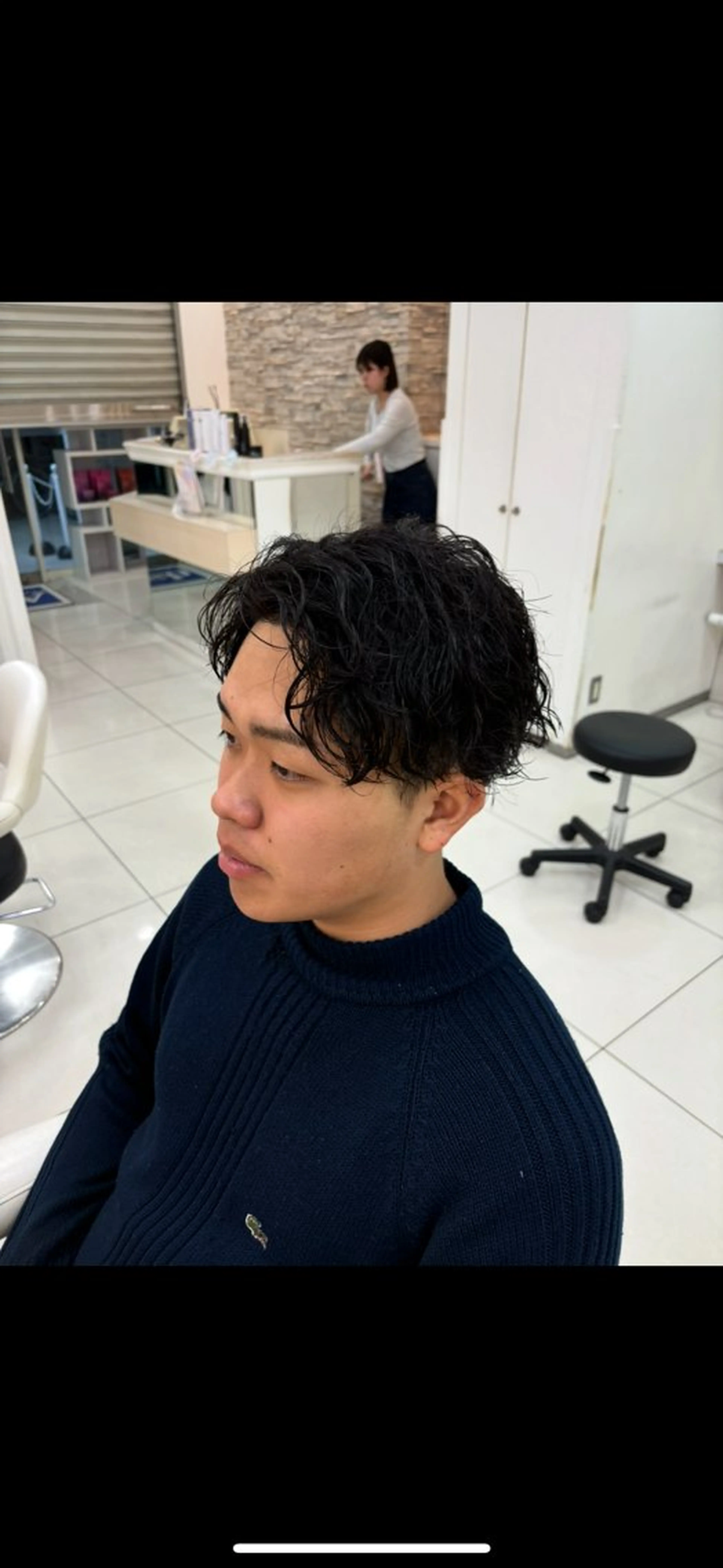 メンズ カット パーマ 🐾Ash平井 ハセベ🐾のヘアスタイル