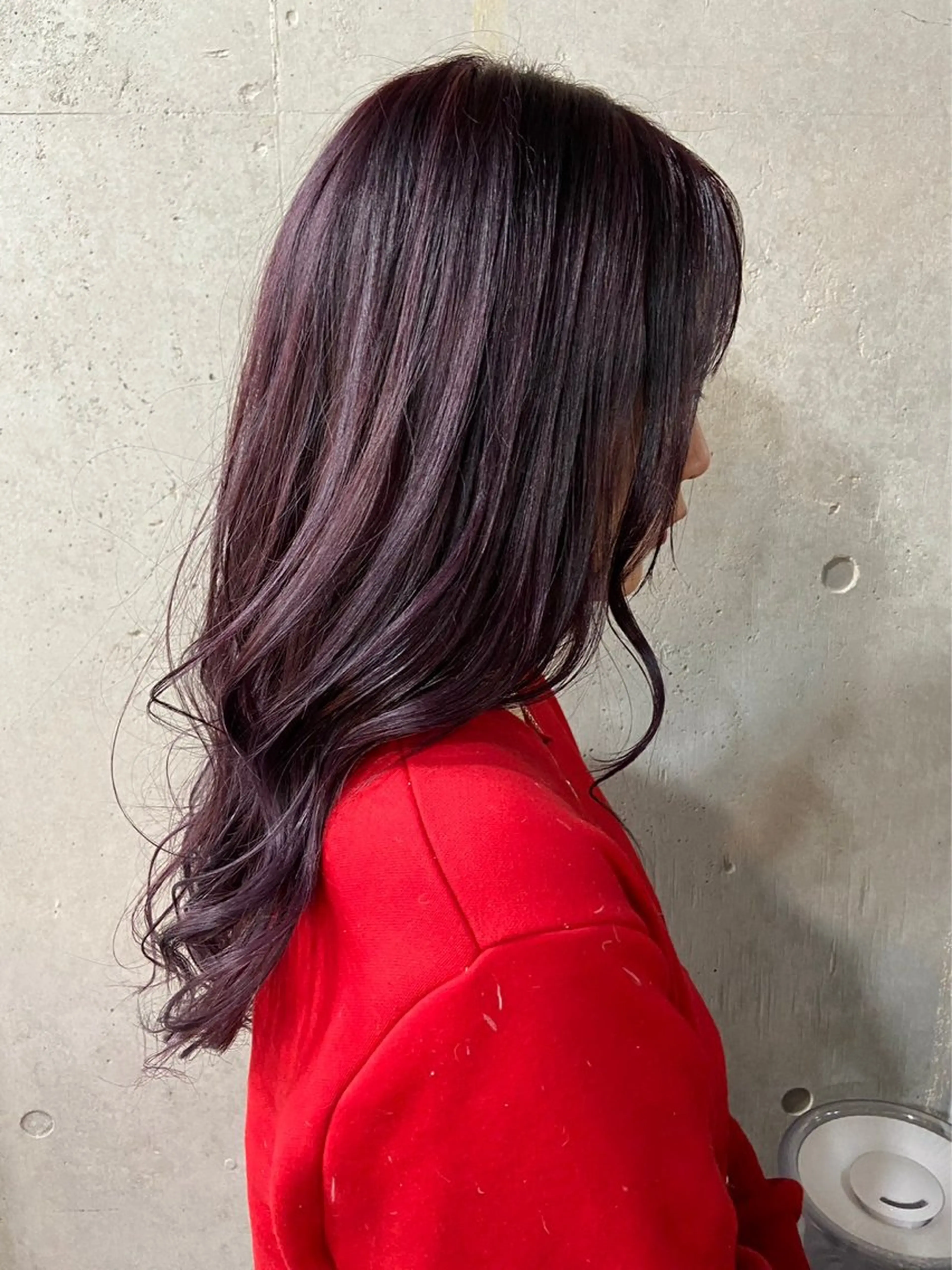 ロング カット ヘアカラー トリートメント 中山 丈也のヘアスタイル