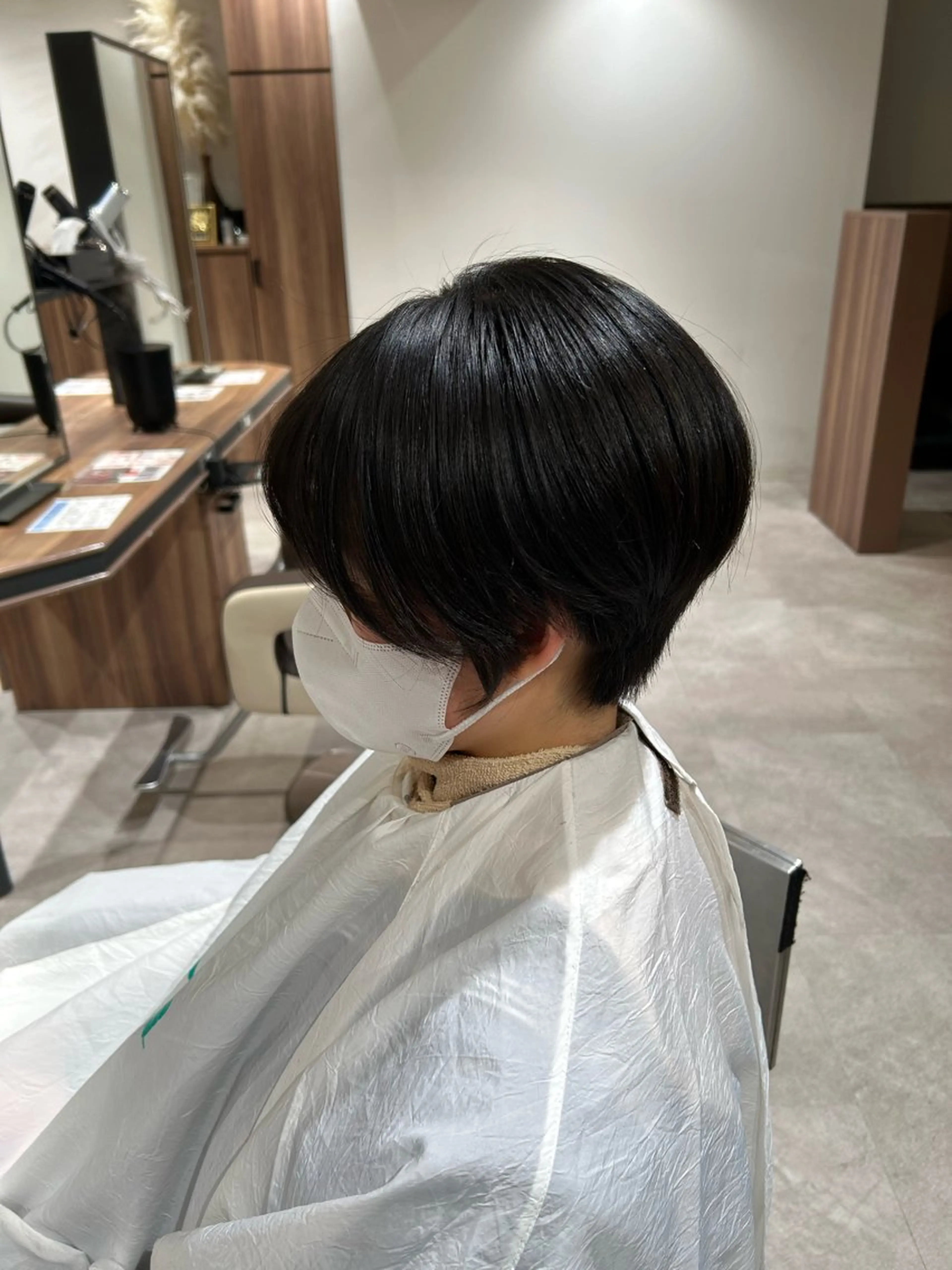ショート キッズ 渡邊花奈 韓国ヘアのヘアスタイル