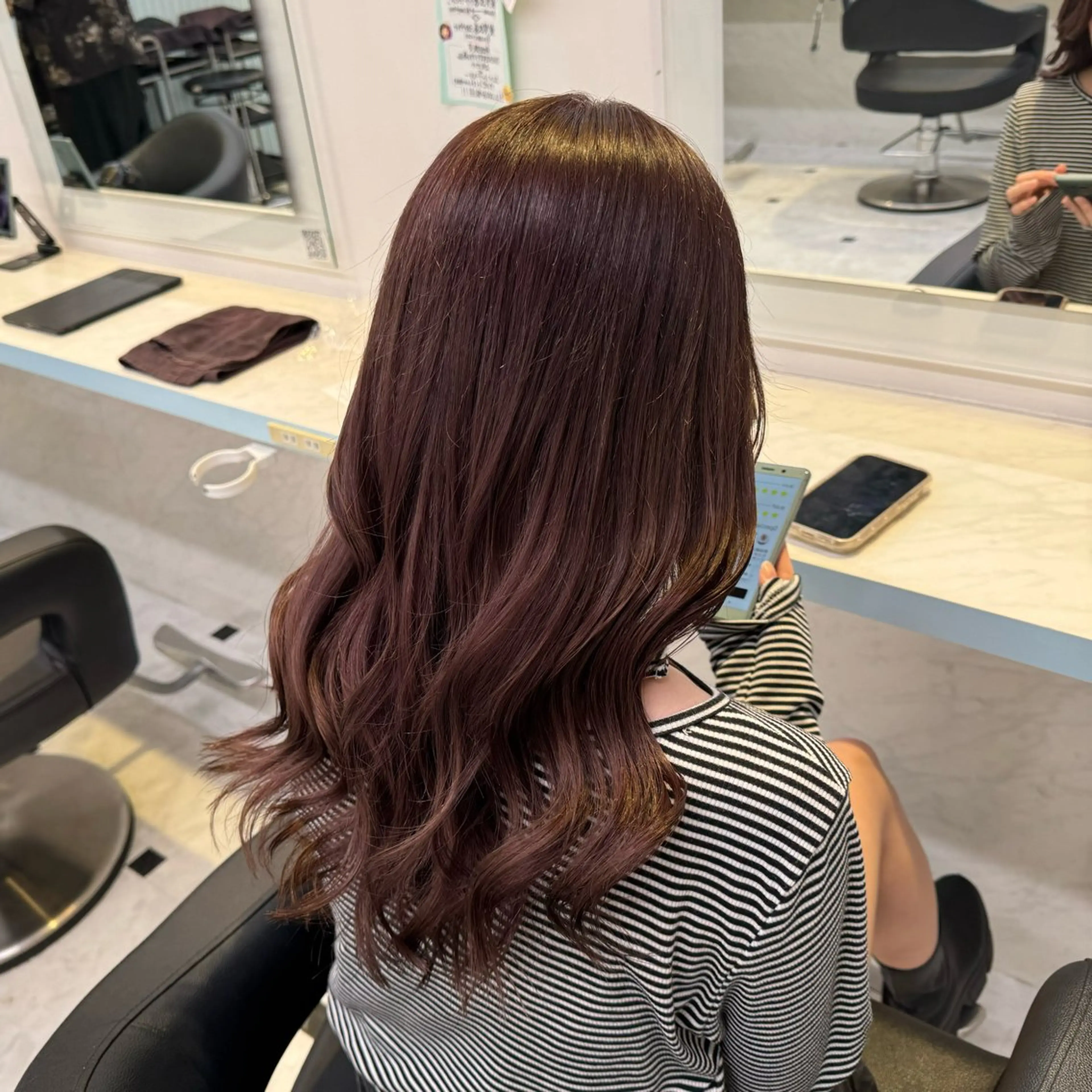 ロング カラー ヘアカラー トリートメント ヘッドスパ ヘアセット 暖色🩷透明感カラー ♡Maika♡のヘアスタイル