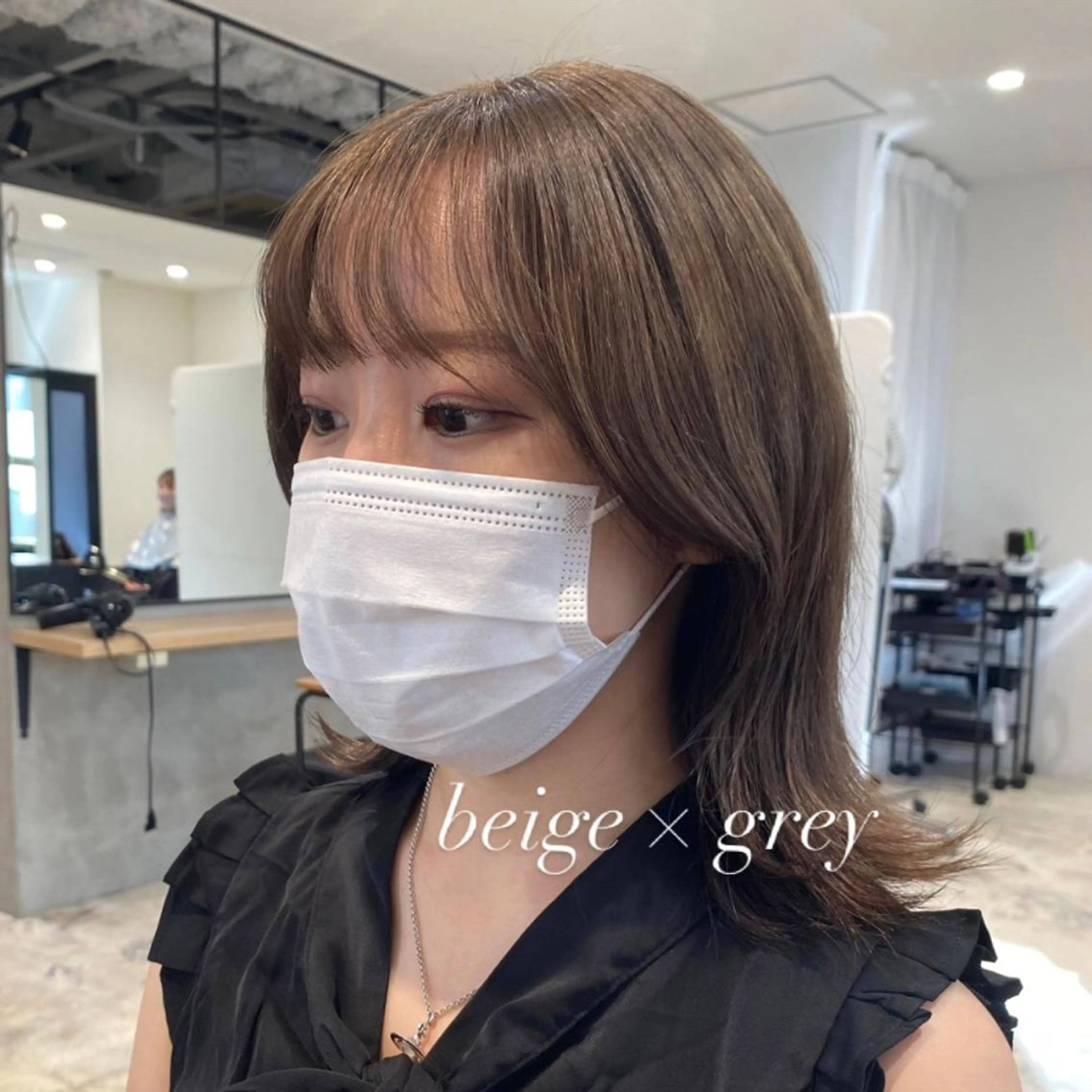 ミディアム カラー fullbloom hair&spa所属・DAIKIベージュ 🍂レイヤーカットのヘアスタイル