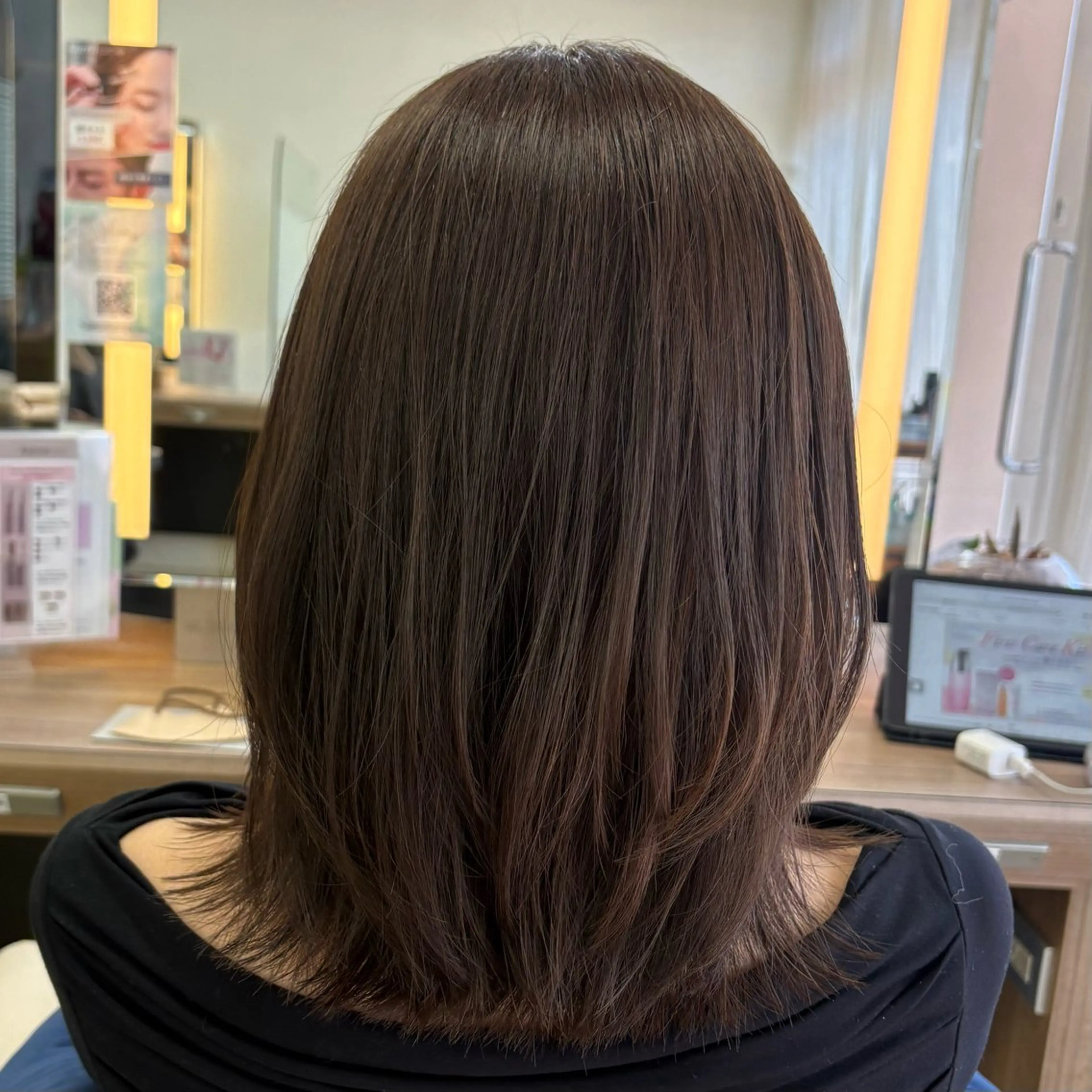 ミディアム カラー ヘアカラー トリートメント 赤み消しカラー🌿‬ 透明感/Hikariのヘアスタイル