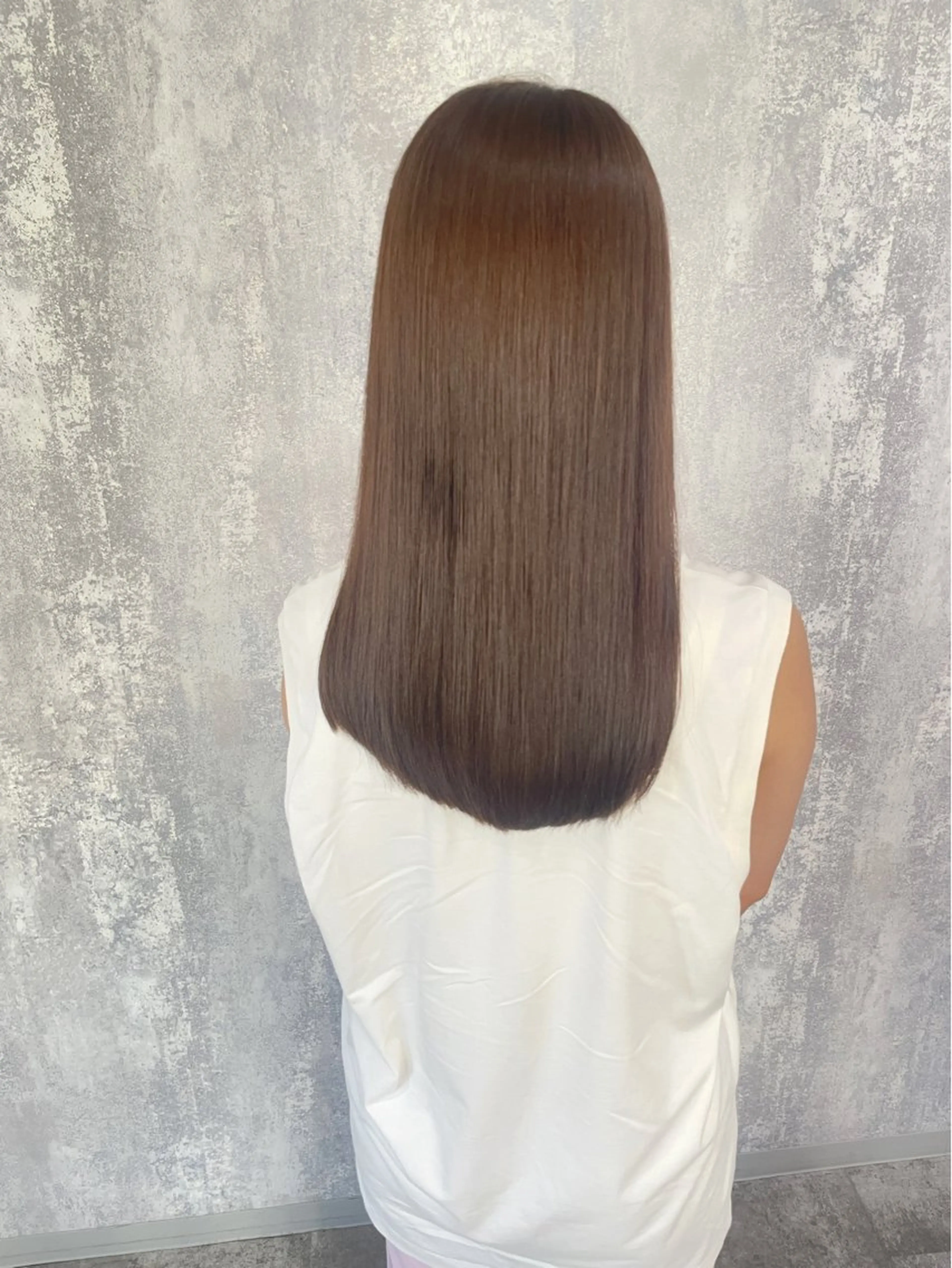 セミロング 髪質改善 似合わせカット 縮毛矯正 トリートメント ヘアカラー トリートメント 杉野🫧美髪🫧 Zina博多店長のヘアスタイル