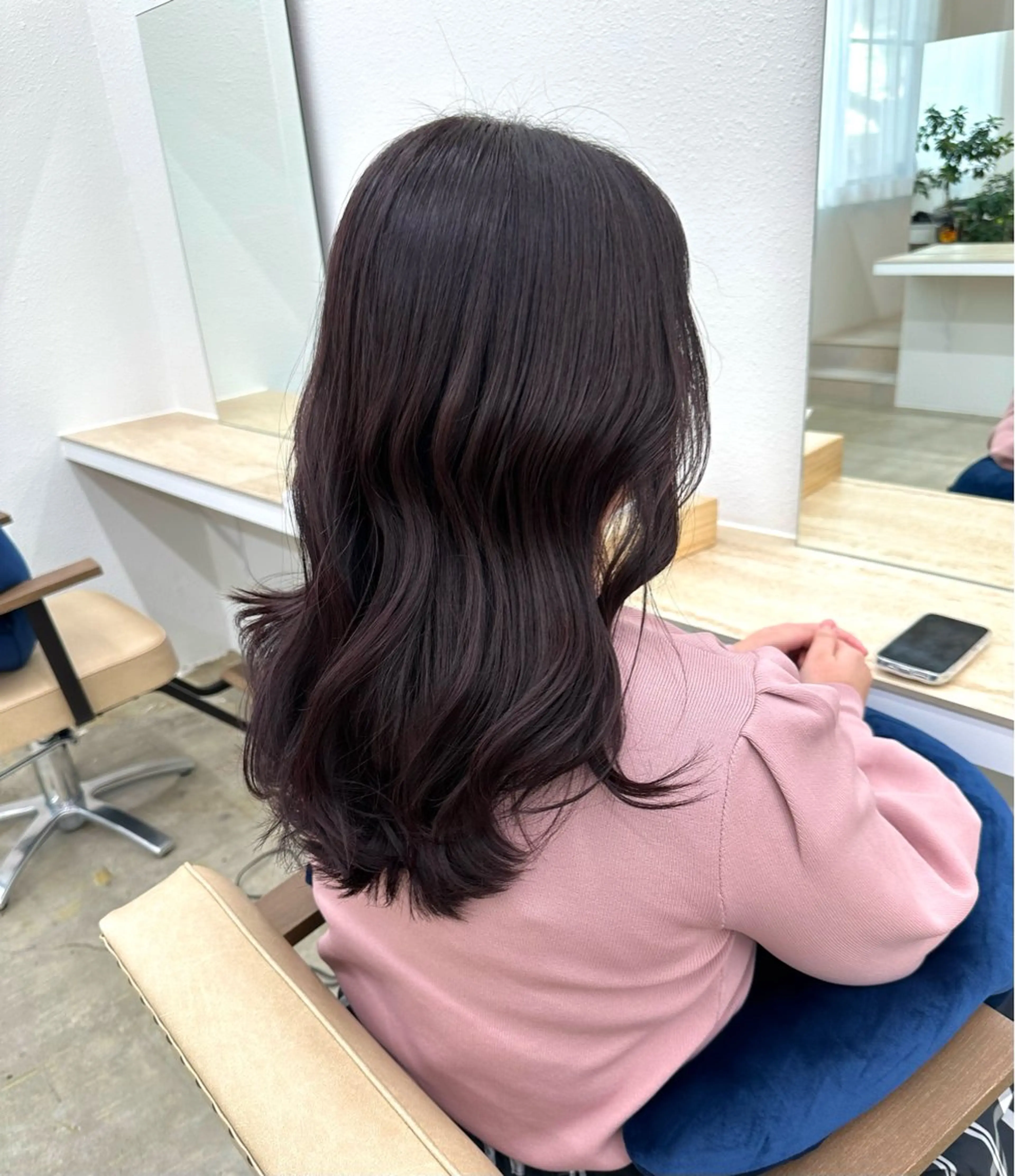 ロング カラー 透明感カラー ラベンダーカラー ピンクカラー ピンクラベンダー ブリーチカラー🦋‪ 田中さくらのヘアスタイル