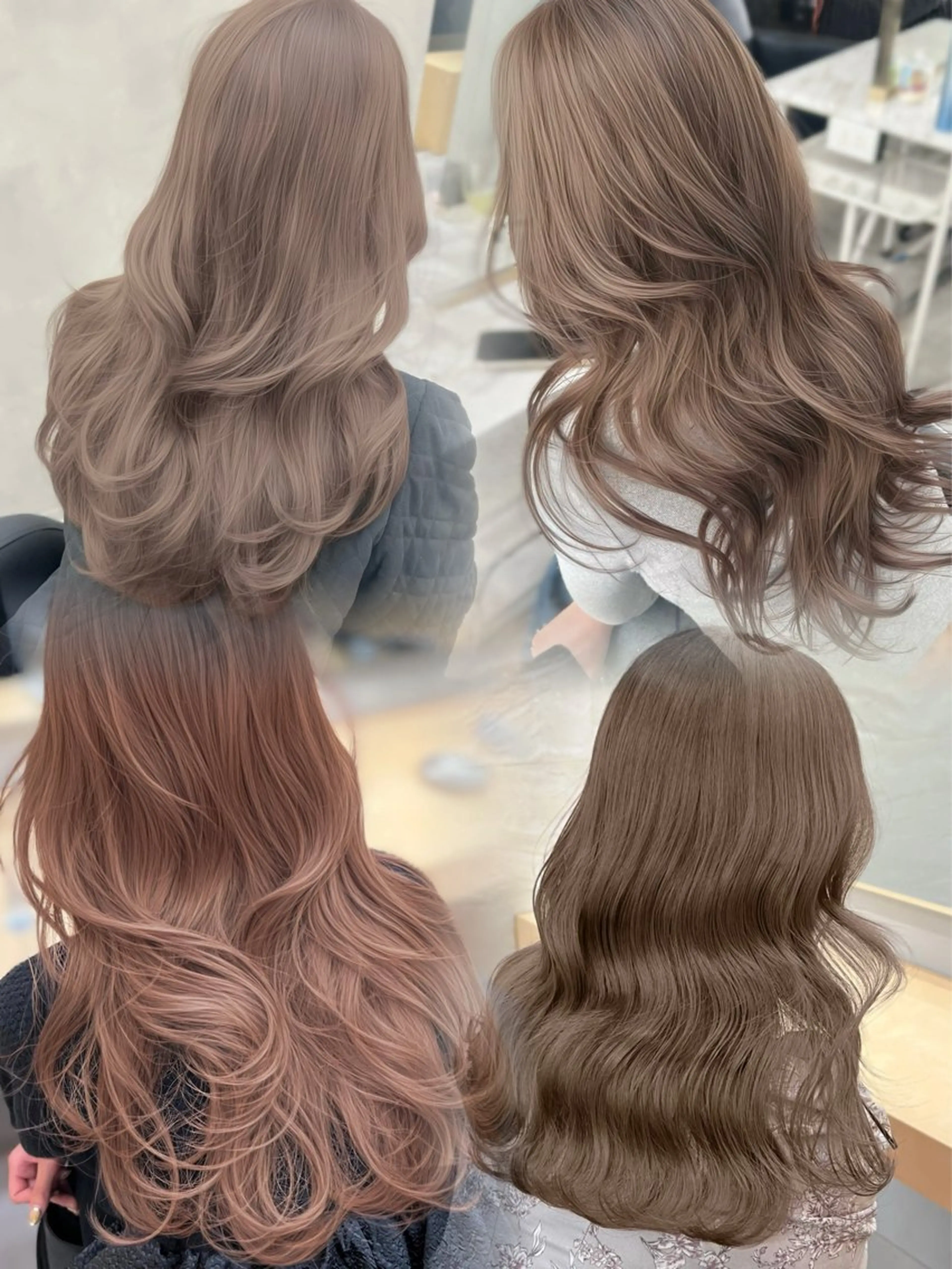 ロング カット ヘアカラー 🪞上品で可愛い韓国 ヘア🪞Rikutoのヘアスタイル