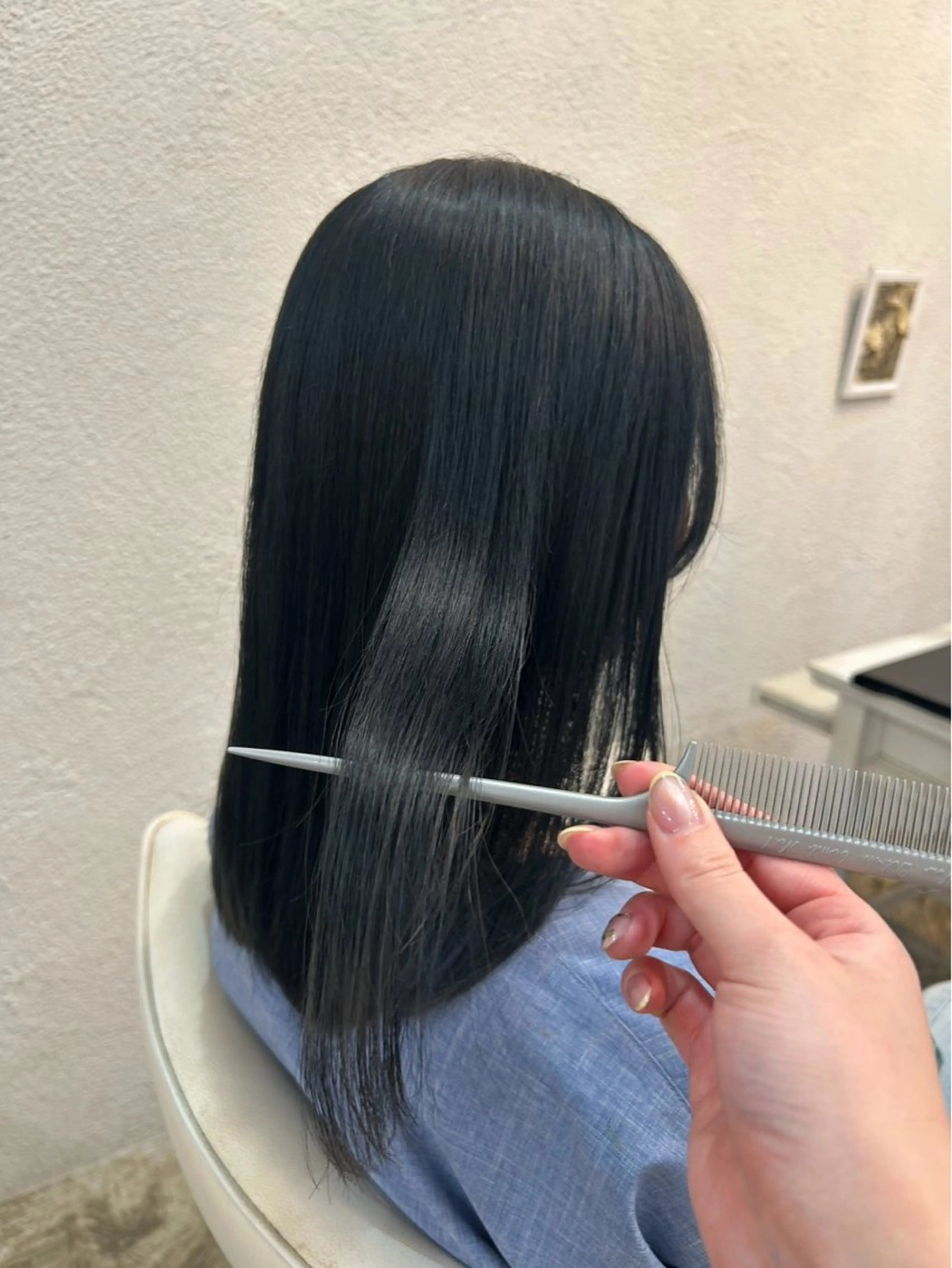 ミディアム ヘアカラー 髙原菖💎 カラーモデル募集中のヘアスタイル