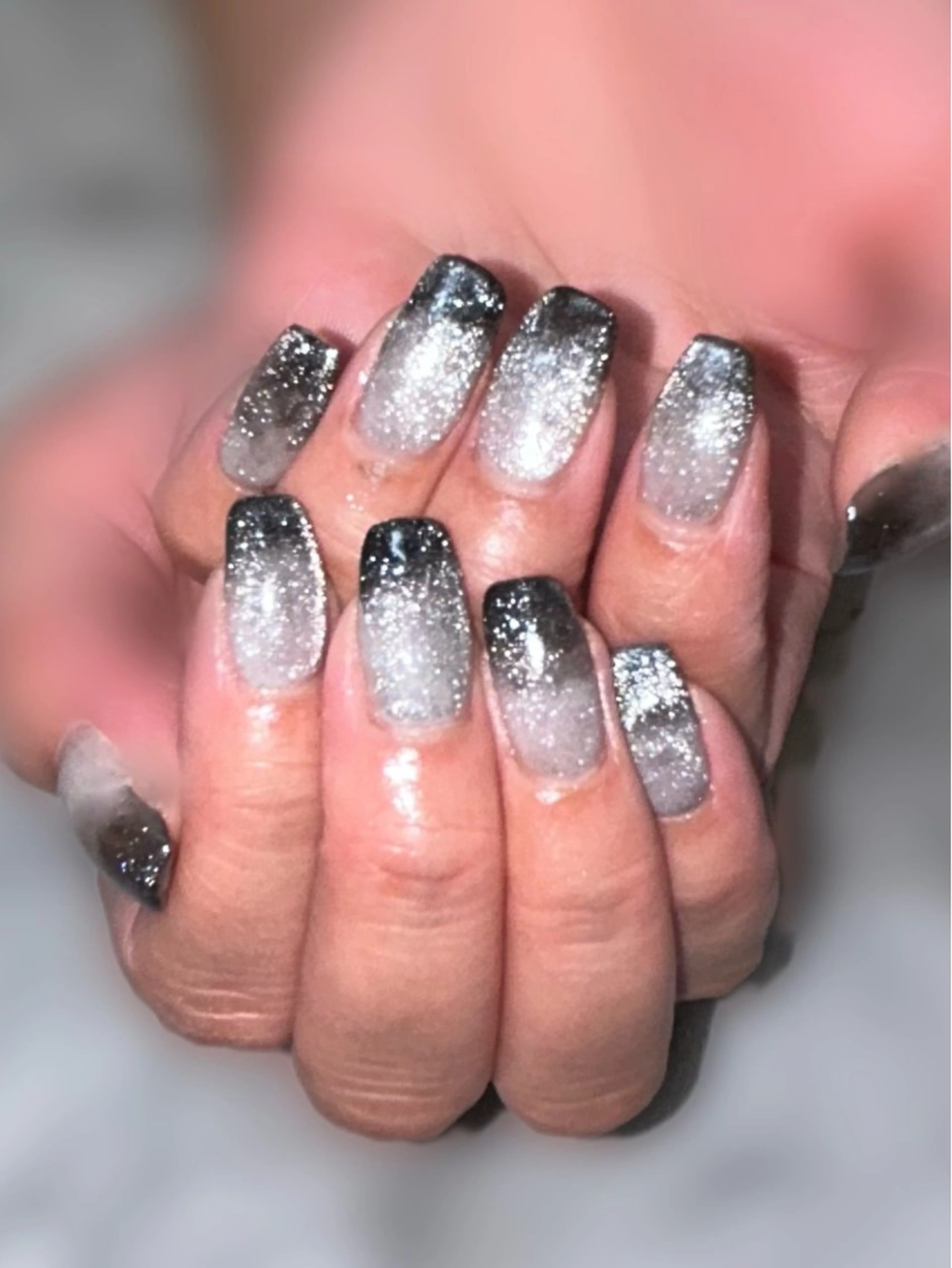 ネイル グラデーション マグネットネイル 長さ出し専門HALE NAIL さとうのネイルデザイン