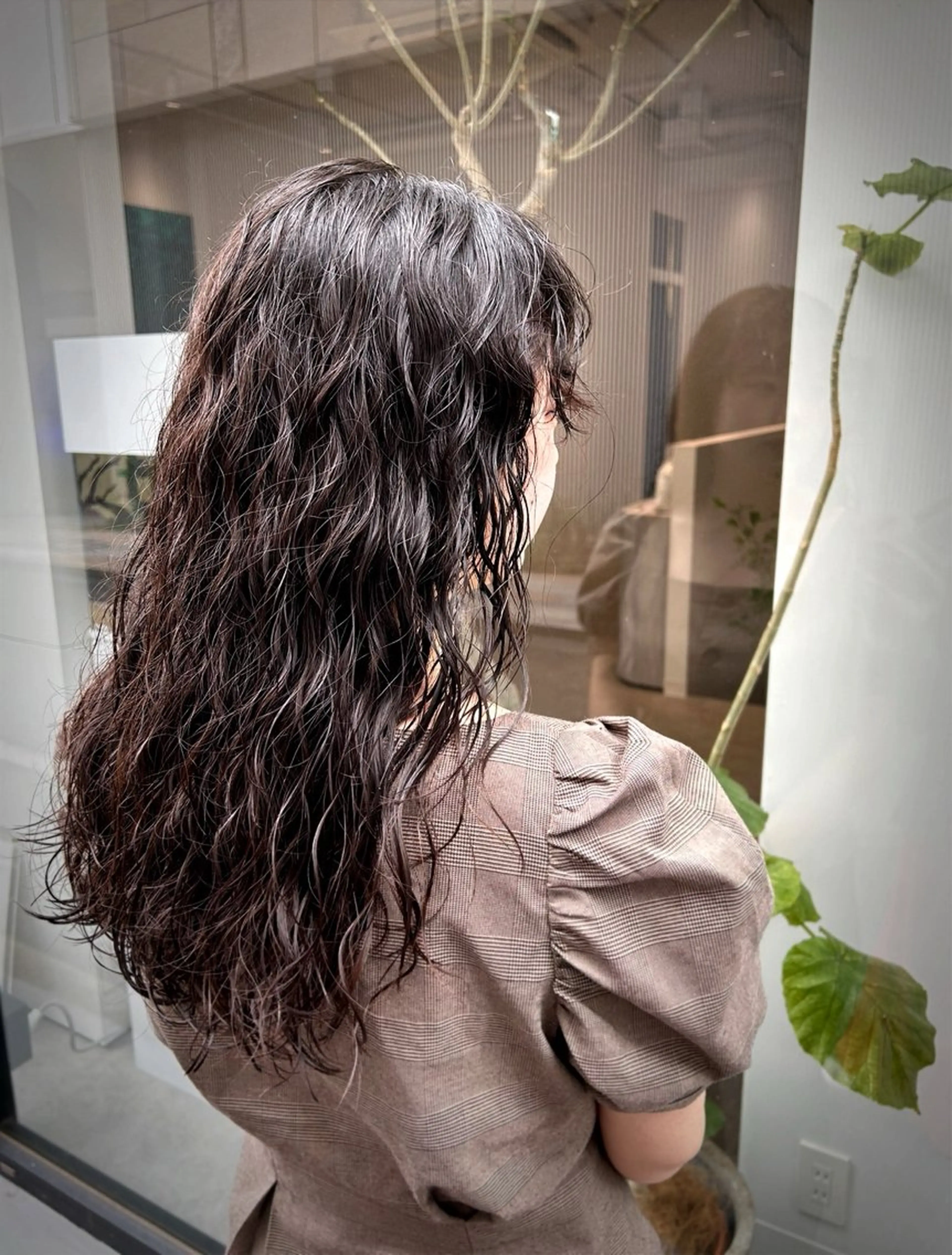 セミロング パーマ セミロングパーマ 縮毛矯正✖️似合わせ 🌻ヒトミのヘアスタイル