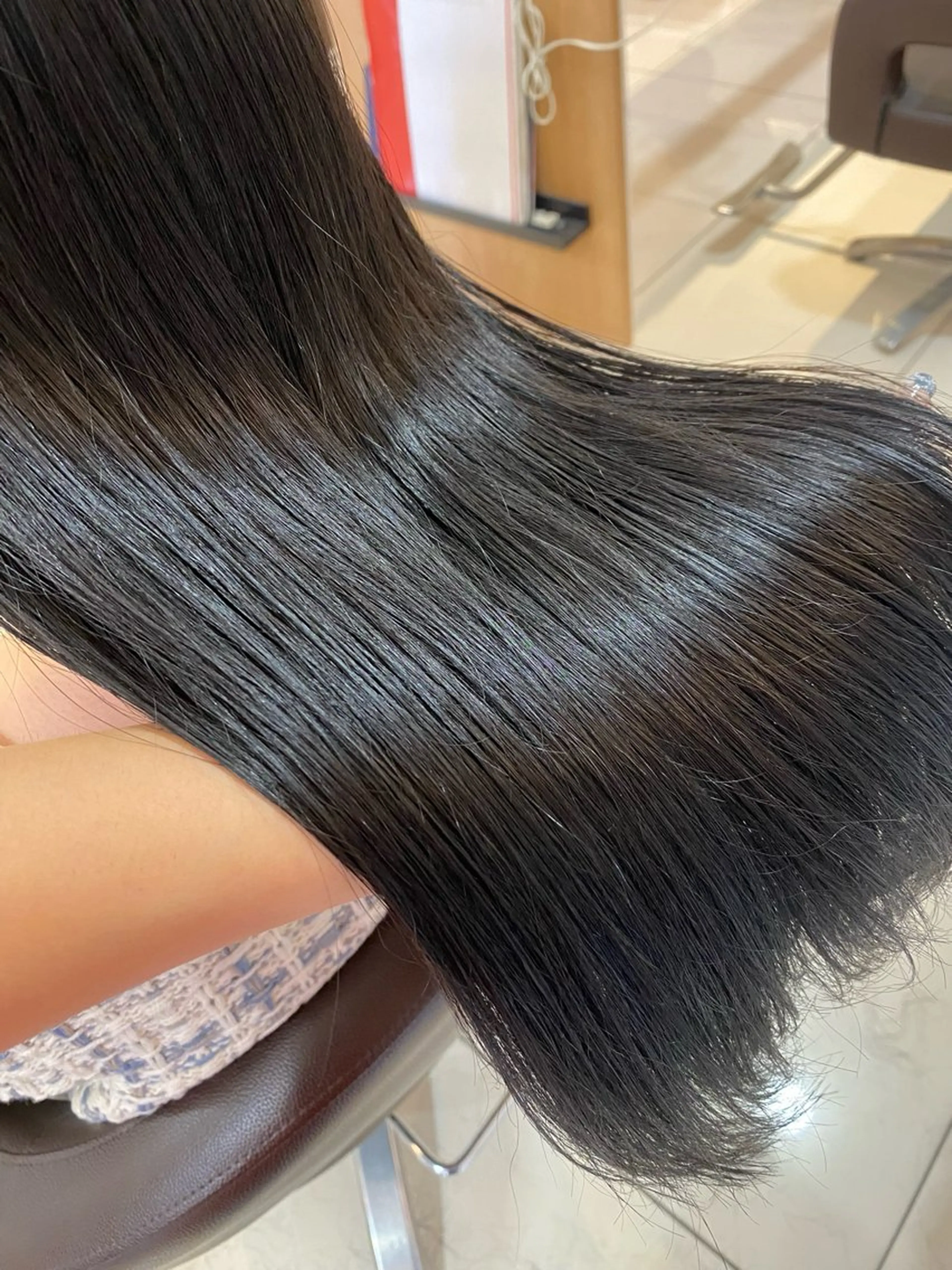 セミロング 切りっぱなしボブ セミロングパーマ ボブ 顔周りカット 髪質改善 カット パーマ トリートメント 波巻き/メンズ/ ショート/☆いとみなのヘアスタイル