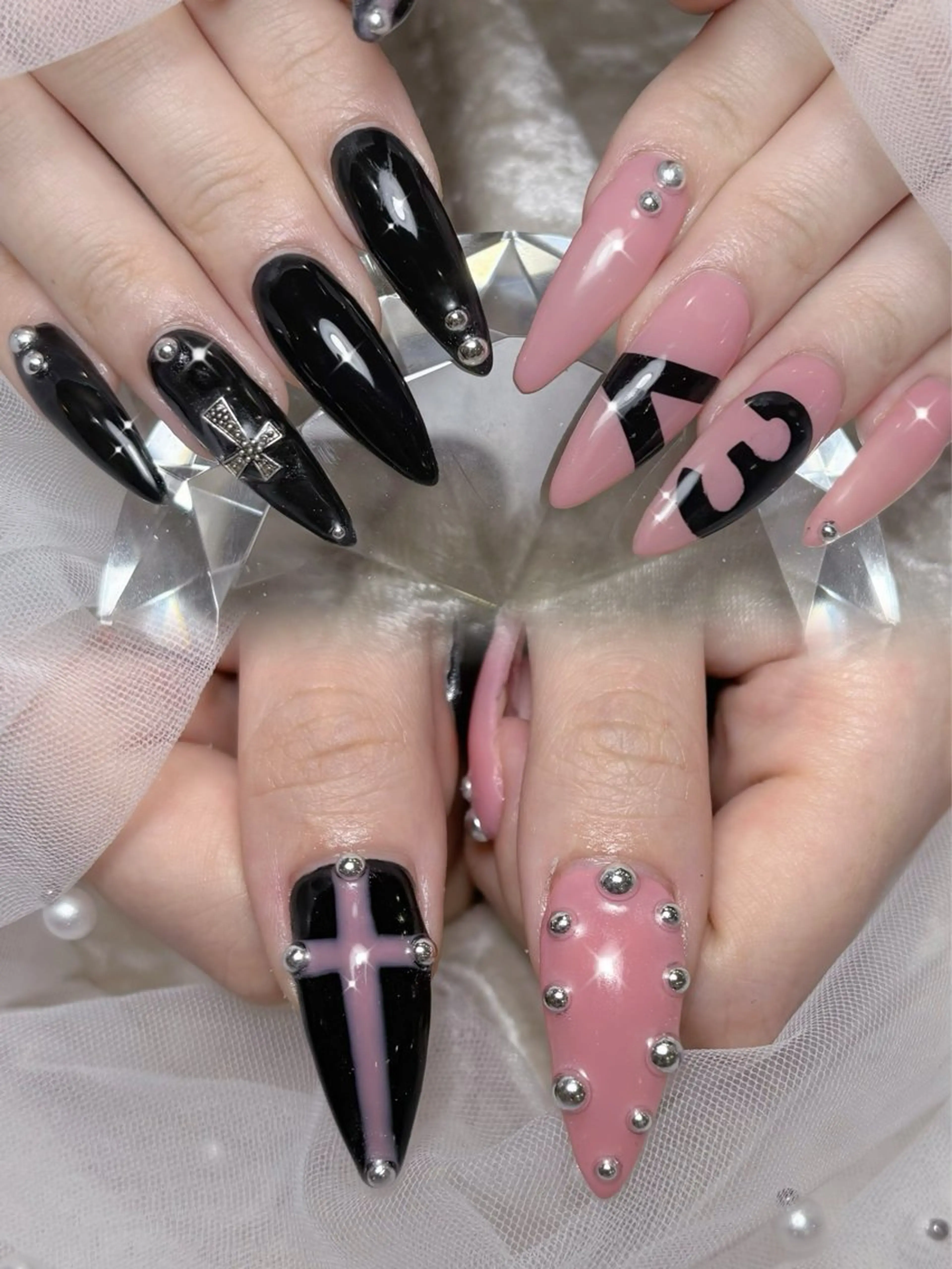 ネイル ロングネイル Monart♡ あいりのネイルデザイン