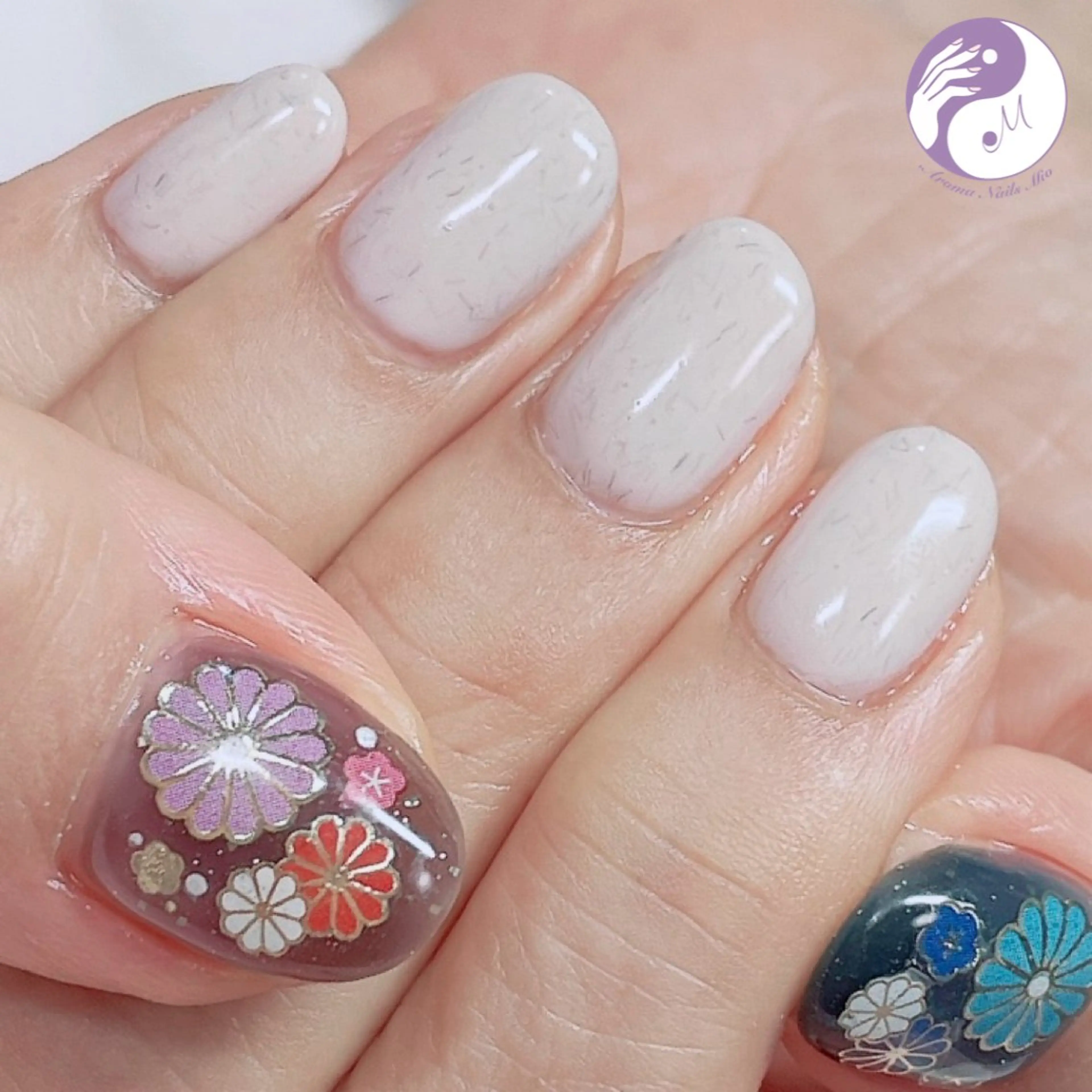 ネイル アートネイル ジェルネイル ワンカラーネイル .Nails Mio 赤羽西ネイルサロンのネイルデザイン