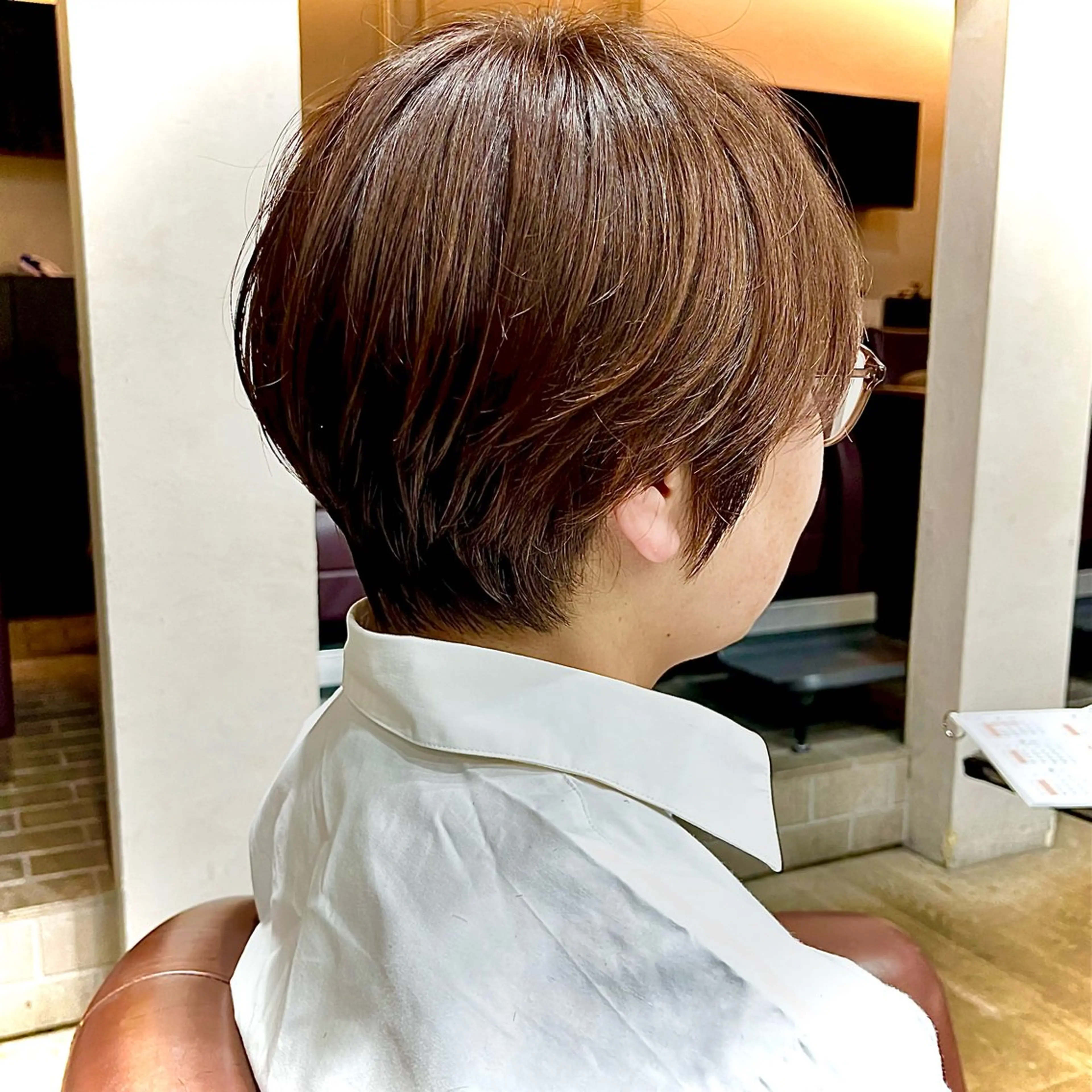 ショート カラー ミセス ショートヘア 白髪ぼかし/ショート 福原ないとのヘアスタイル