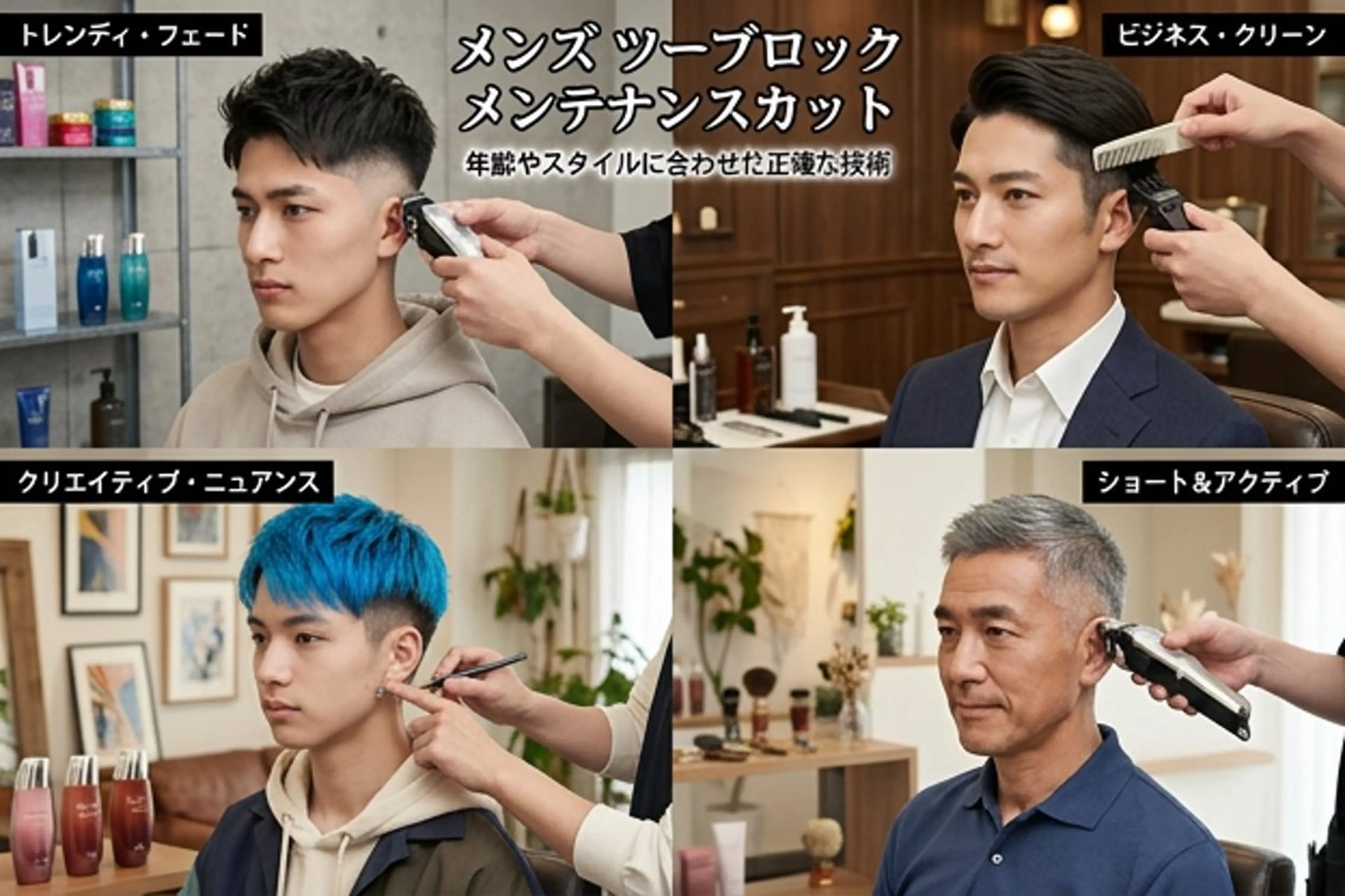 メンズ 森元 優衣のヘアスタイル