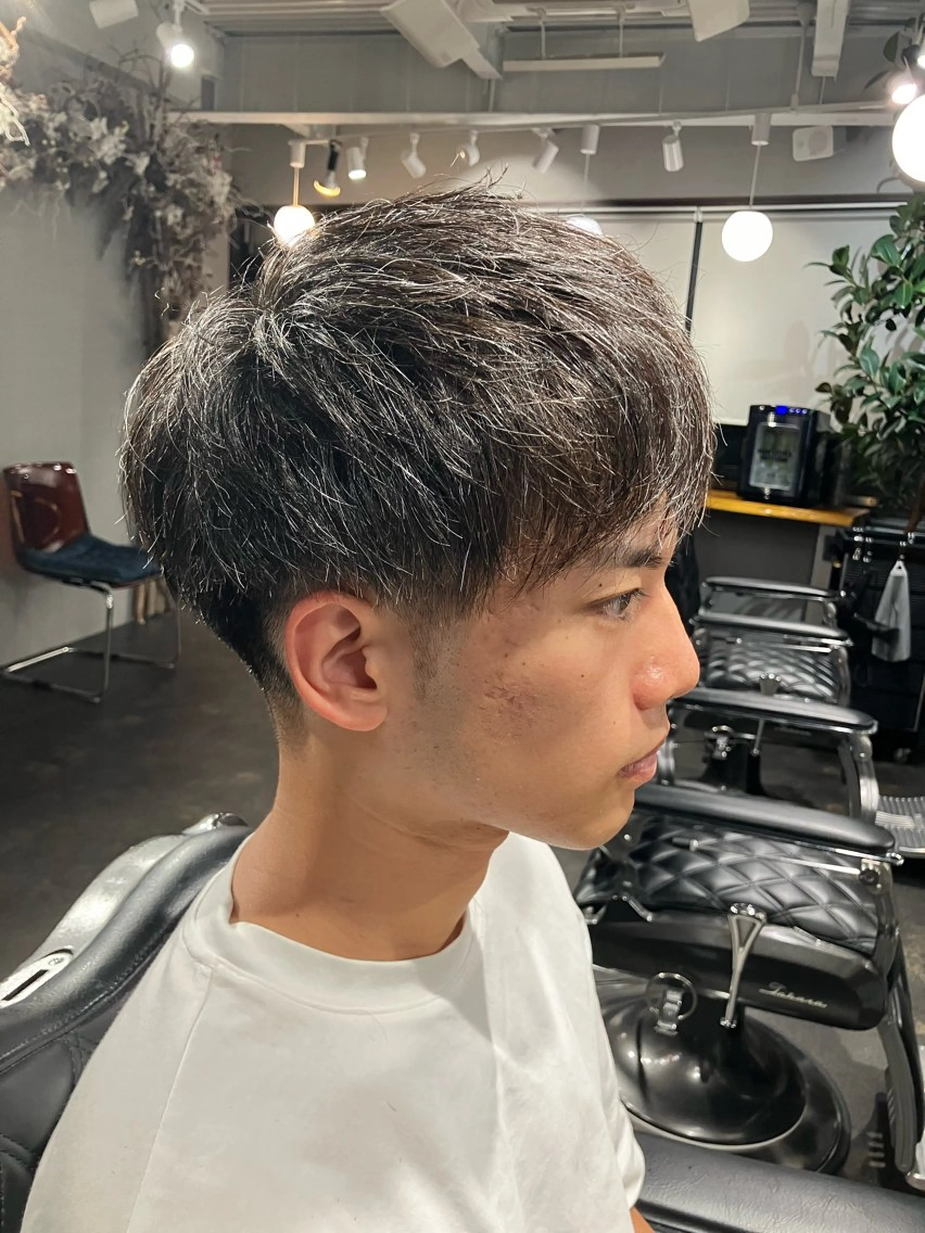 ショート メンズ ツーブロック ショートヘア メンズ/ケアパーマ /hayashiのヘアスタイル