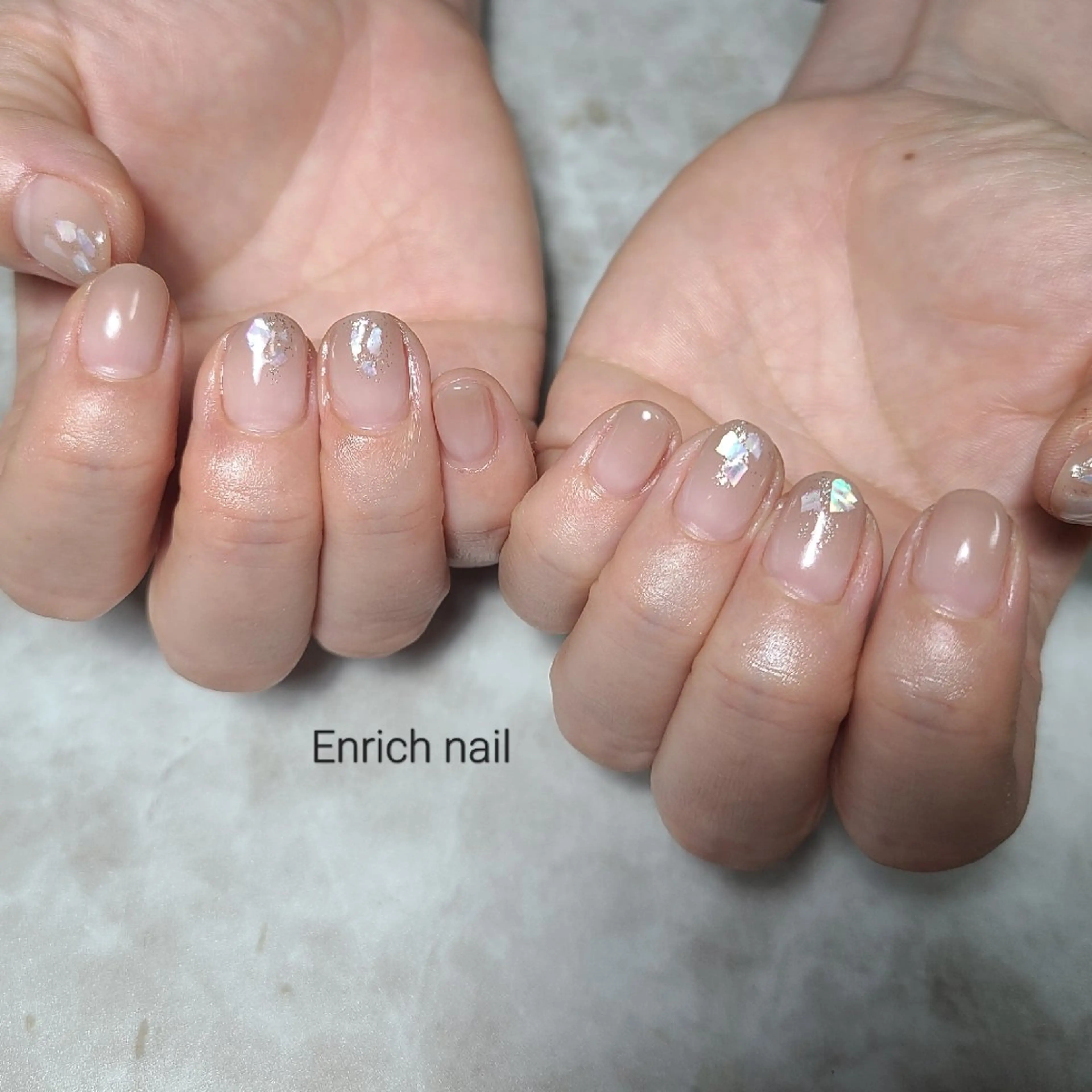 ネイル オフィスネイル ハンドネイル Enrichnail エンリッチネイルのネイルデザイン