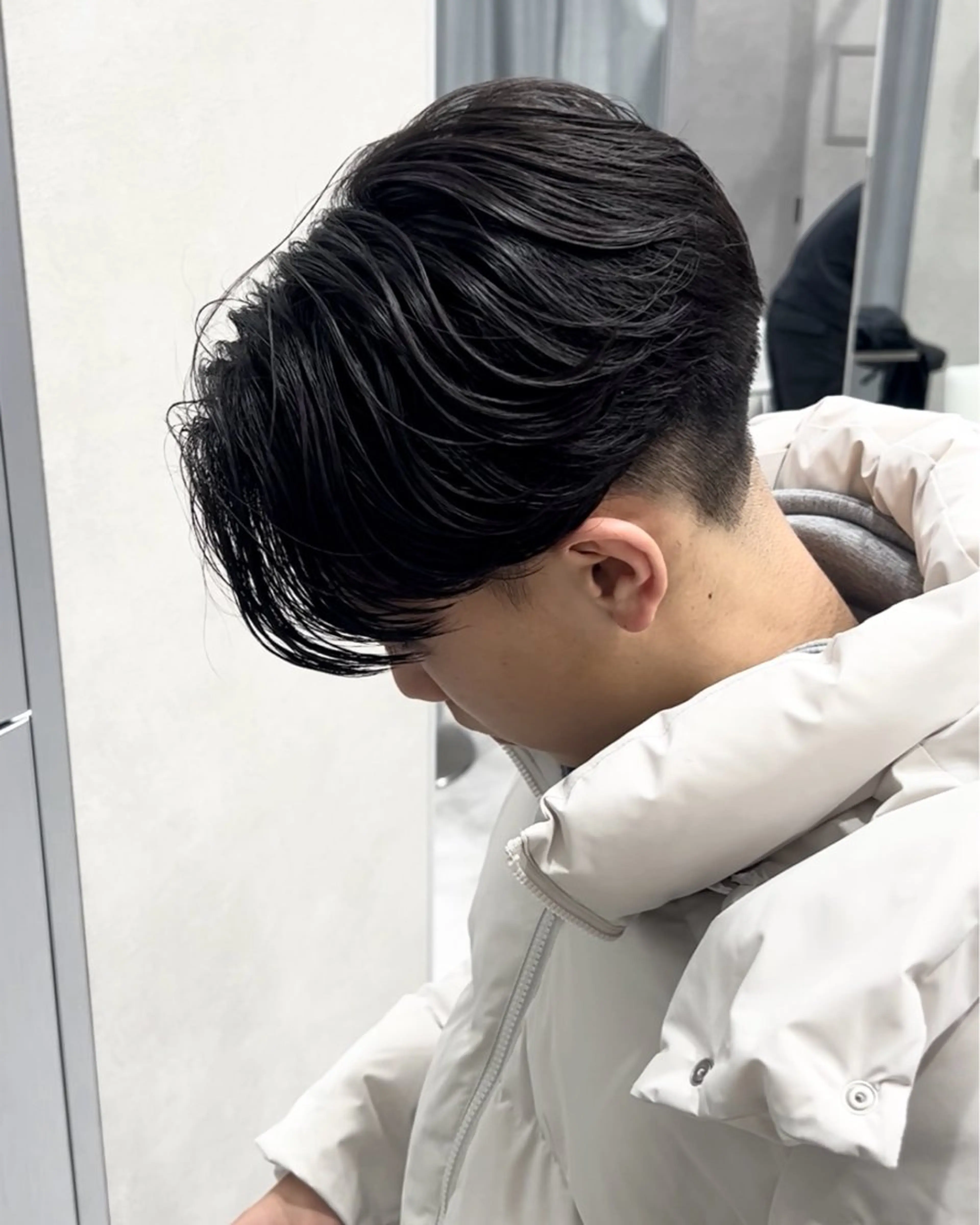 メンズ カット 縮毛矯正 毛流れ/メンズパーマ kanata/溝の口のヘアスタイル