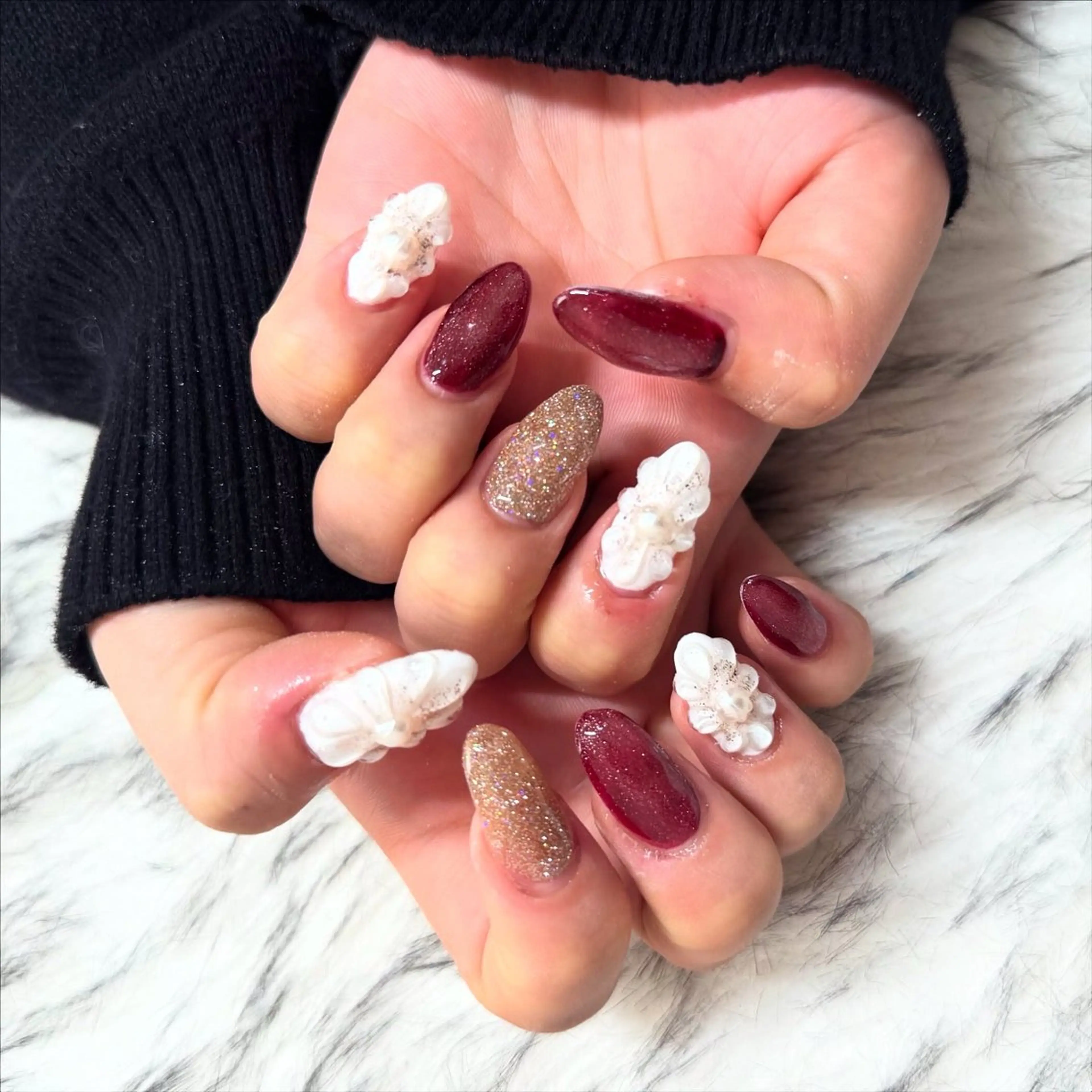 ロング ハンドネイル mao .のネイルデザイン