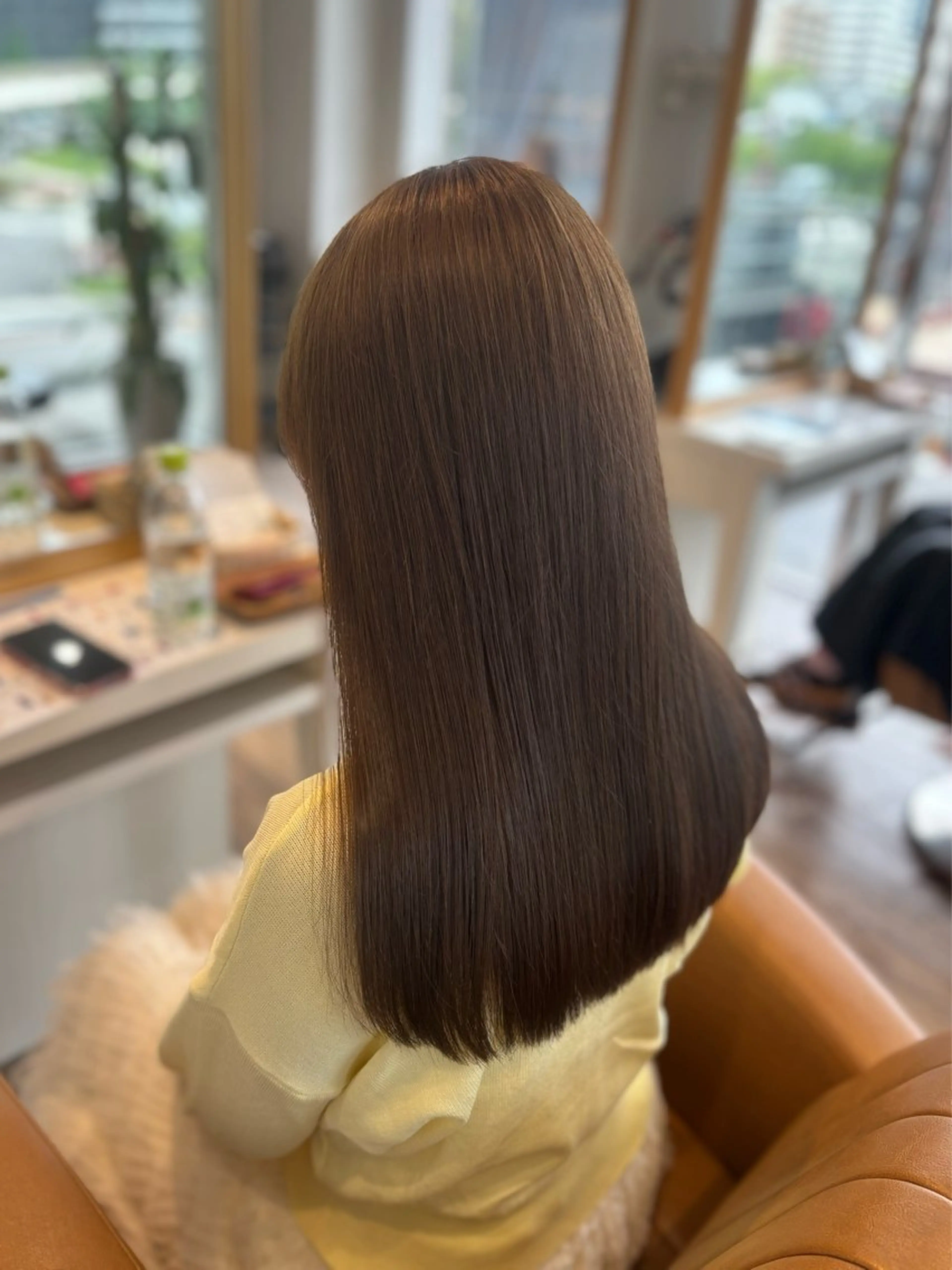 ロング カラー ヘアカラー トリートメント yui🥀/ボブ /ブリーチなしカラーのヘアスタイル