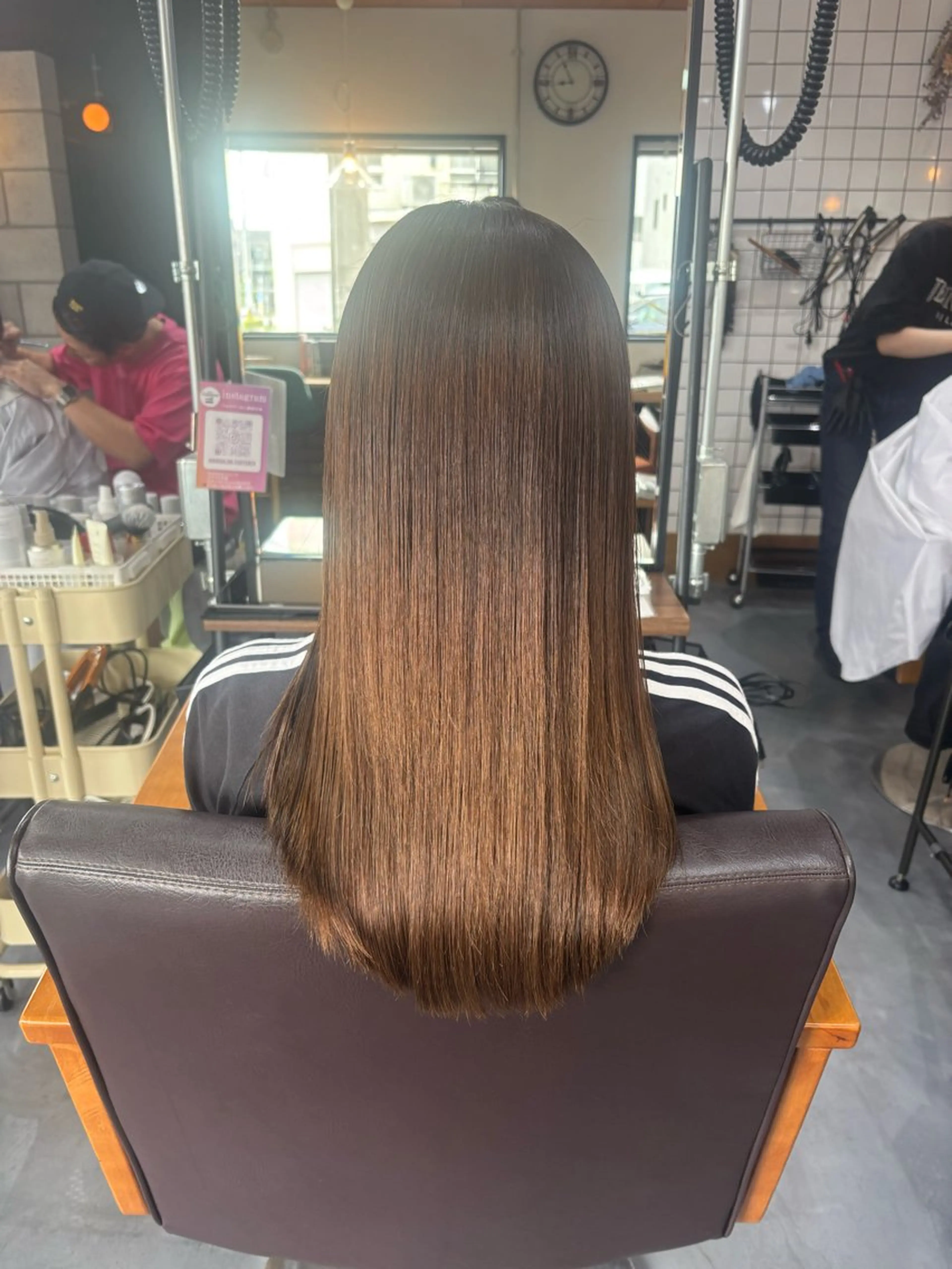 ロング トリートメント ヘアカラー 蛭川 愛奈のヘアスタイル