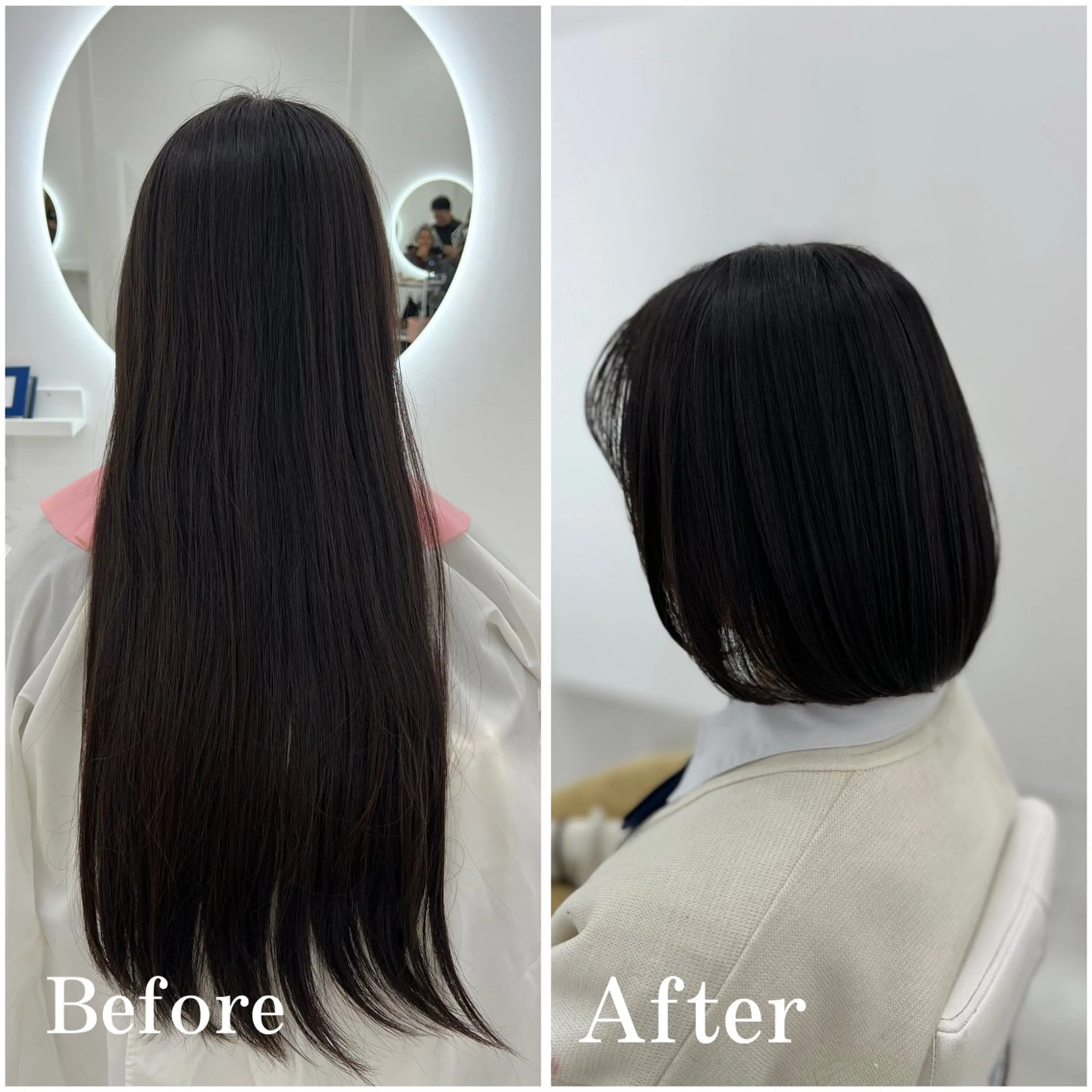 ショート カット ヘアカラー トリートメント ✄﻿aini天王寺 ✄﻿ゆ乃のヘアスタイル