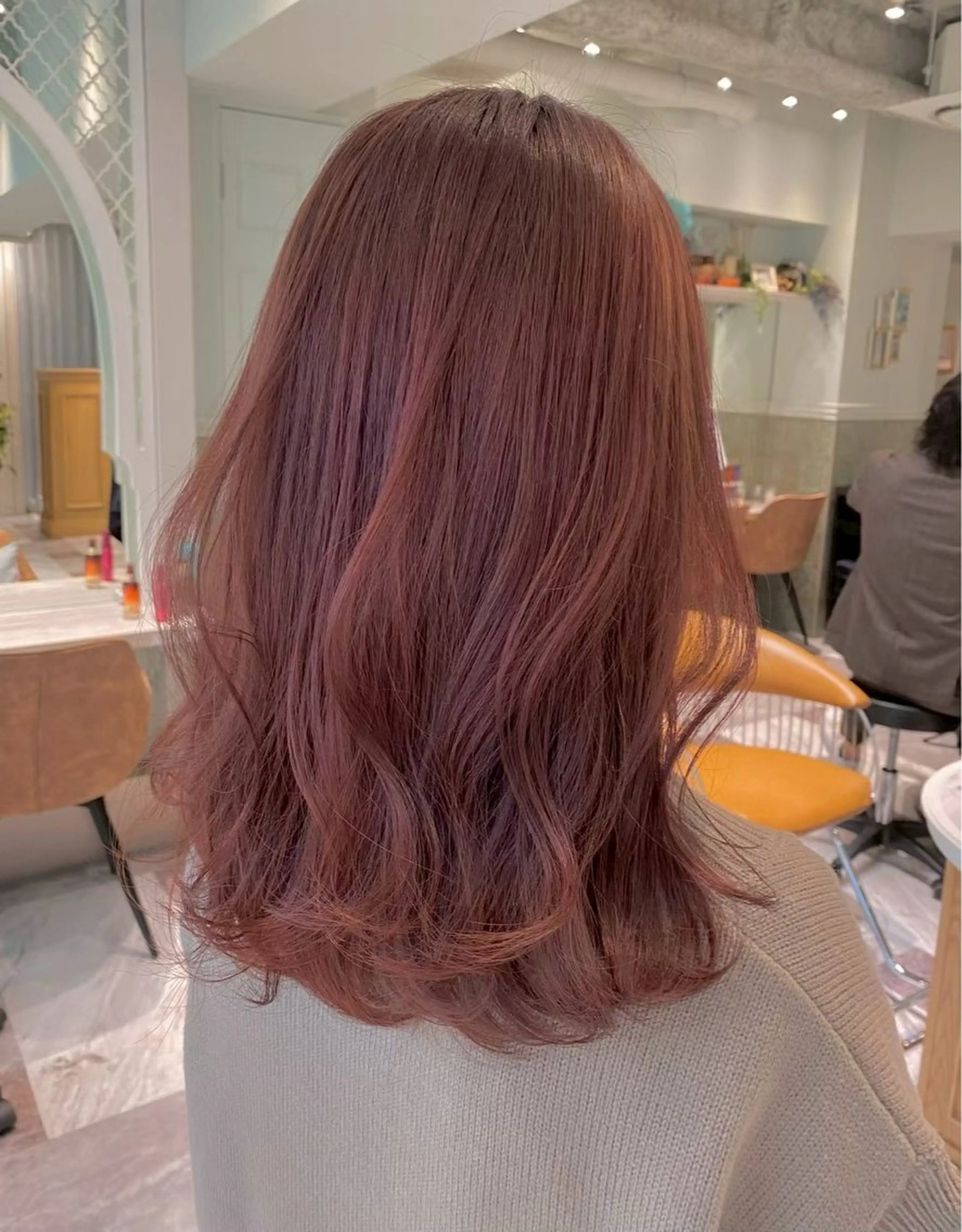 ロング ヘアカラー トリートメント 透明感カラー/ 韓国レイヤー/松沢のヘアスタイル