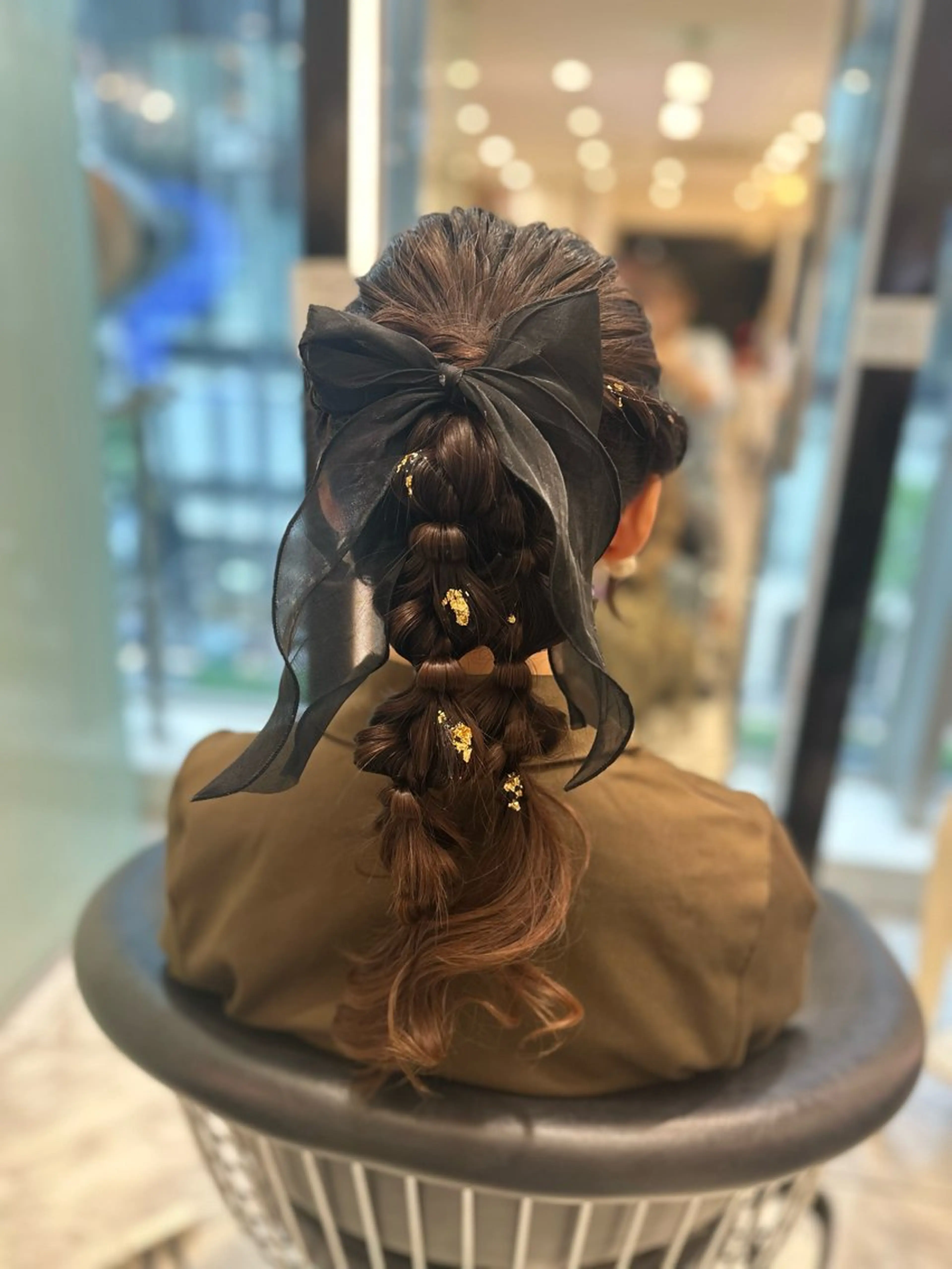 ヘアアレンジ ハーフアップ ツインテール 結婚式・ブライダル ヘアセット 韓国カラーお任せ❤️ アサコサユリ🎀の眉毛・アイブロウイメージ