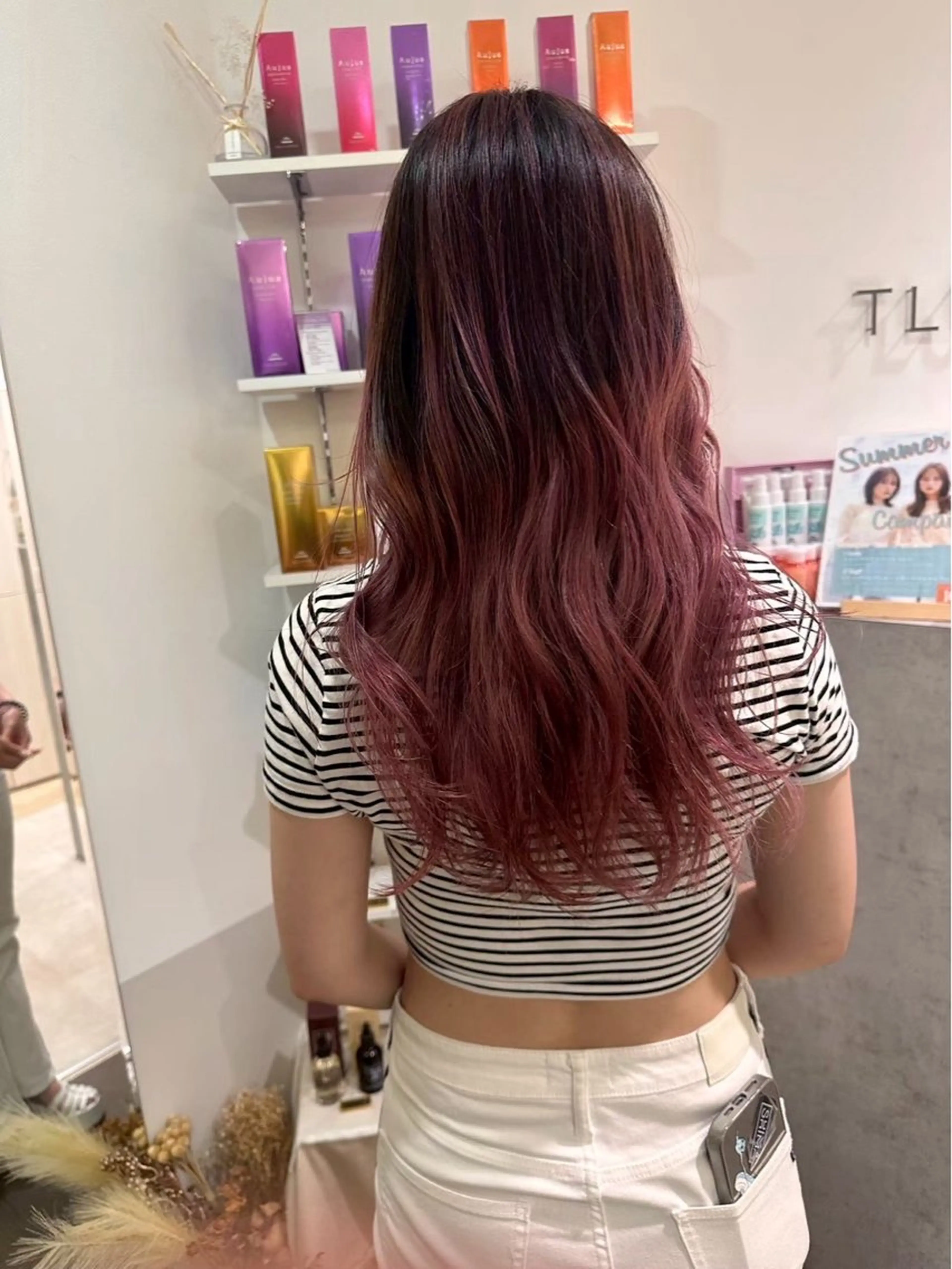 ロング TLUUS/大阪梅田 ボブ ショート✨️蓮のヘアスタイル