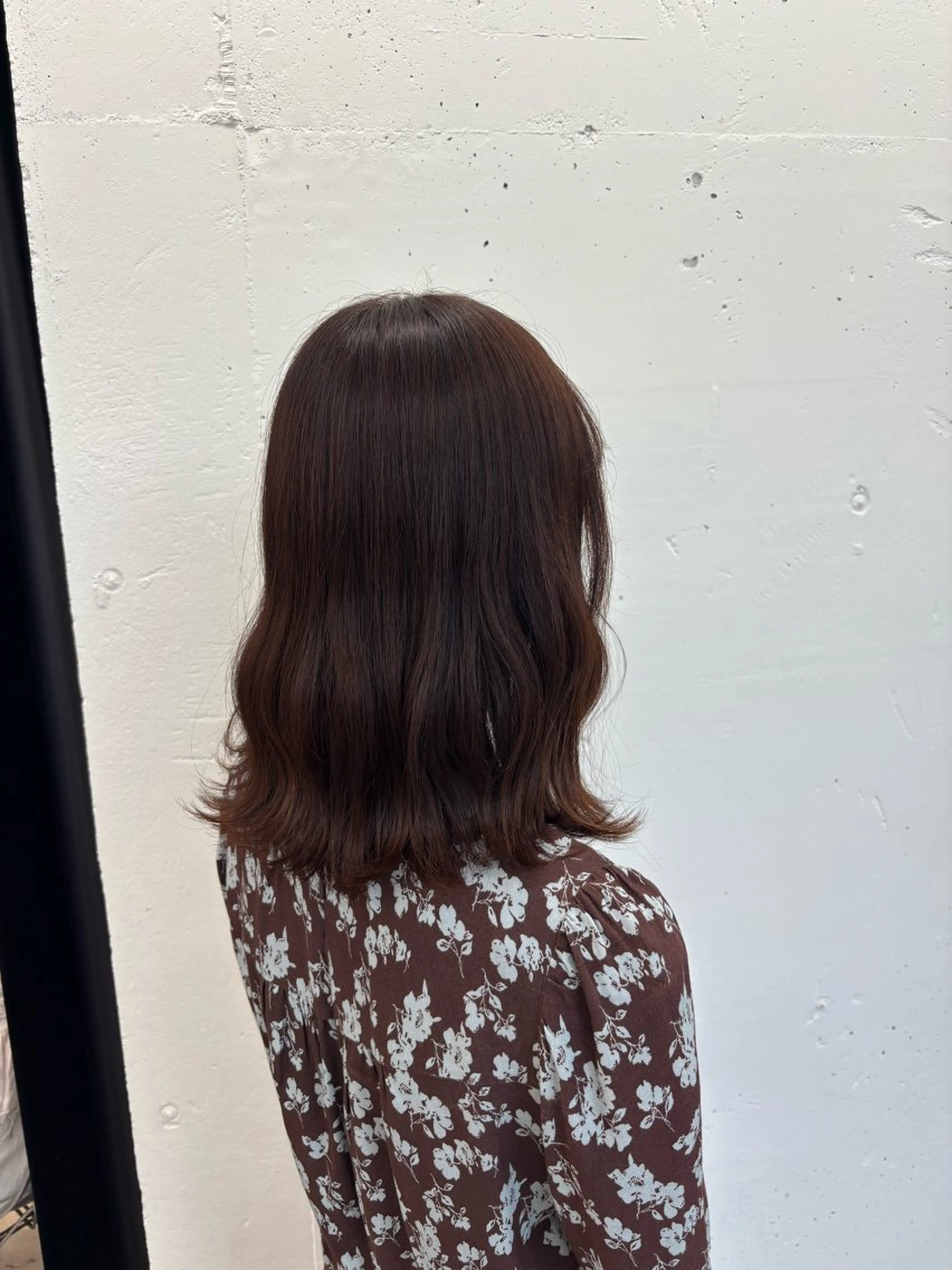 ミディアム カラー ブラウンカラー オレンジ 🌼あいり🌼 JILLSTUDIOのヘアスタイル