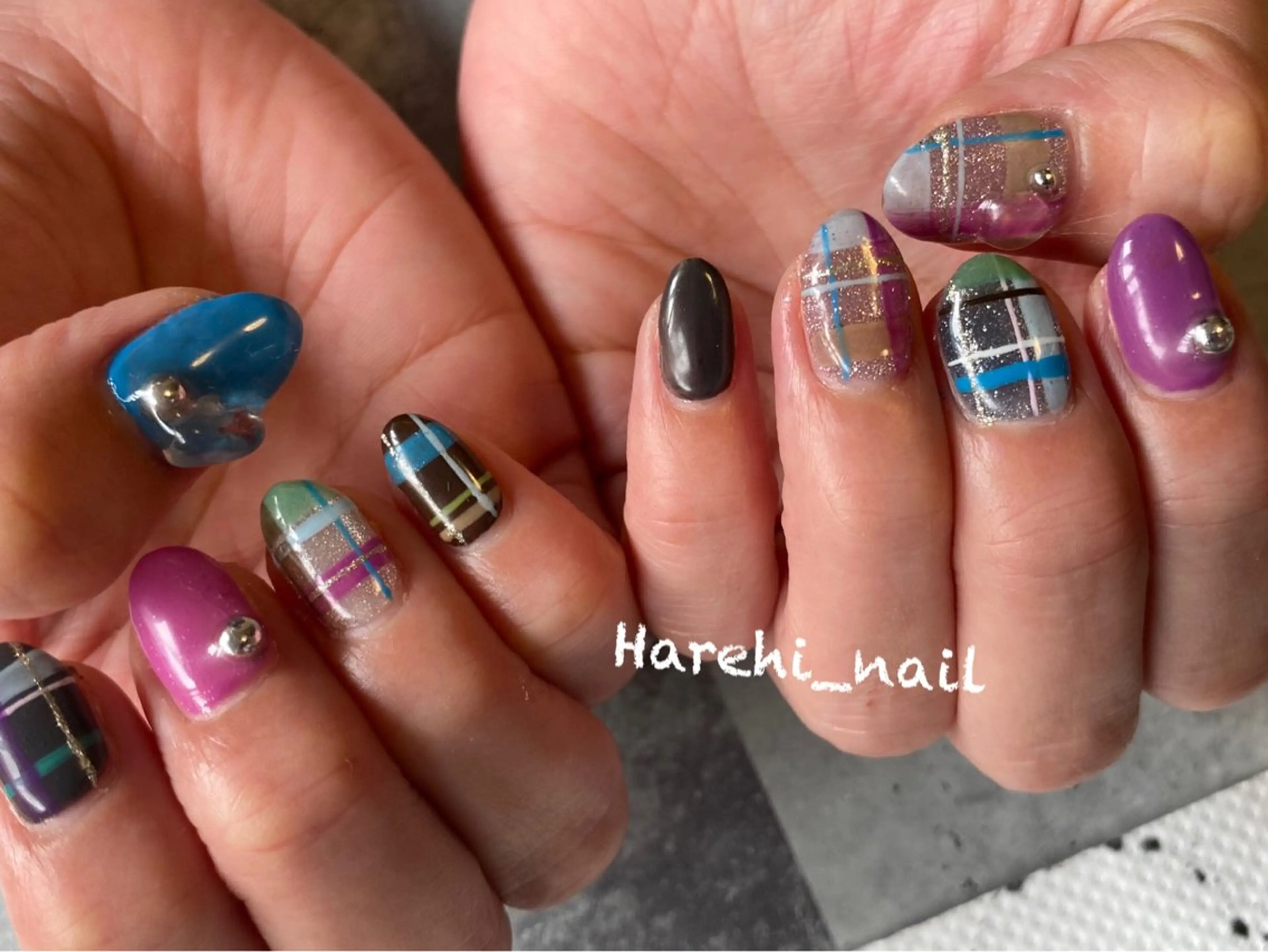 ネイル ハンドネイル Harehi_ nailのネイルデザイン