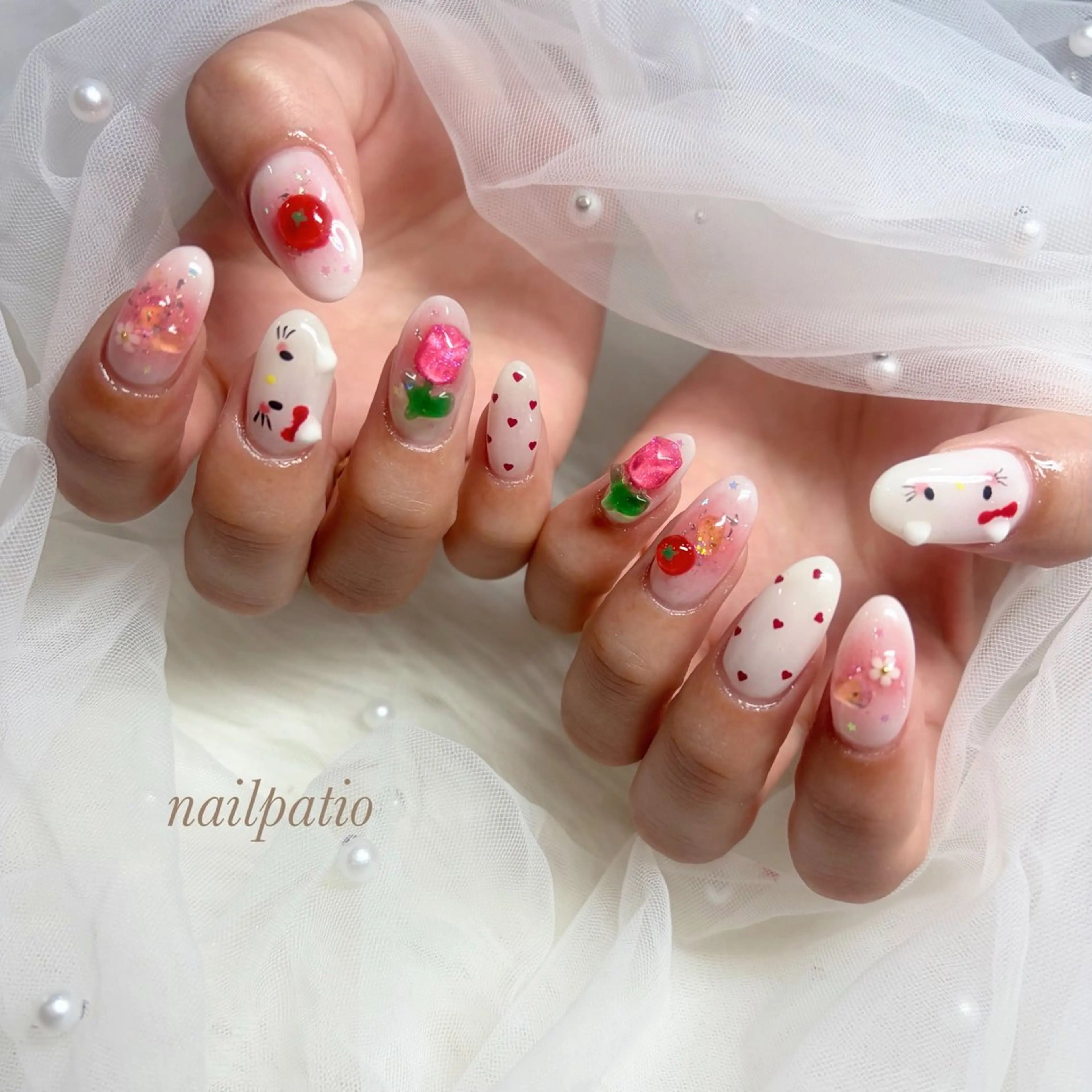 ネイル nailpatio 新越谷sayakaのネイルデザイン