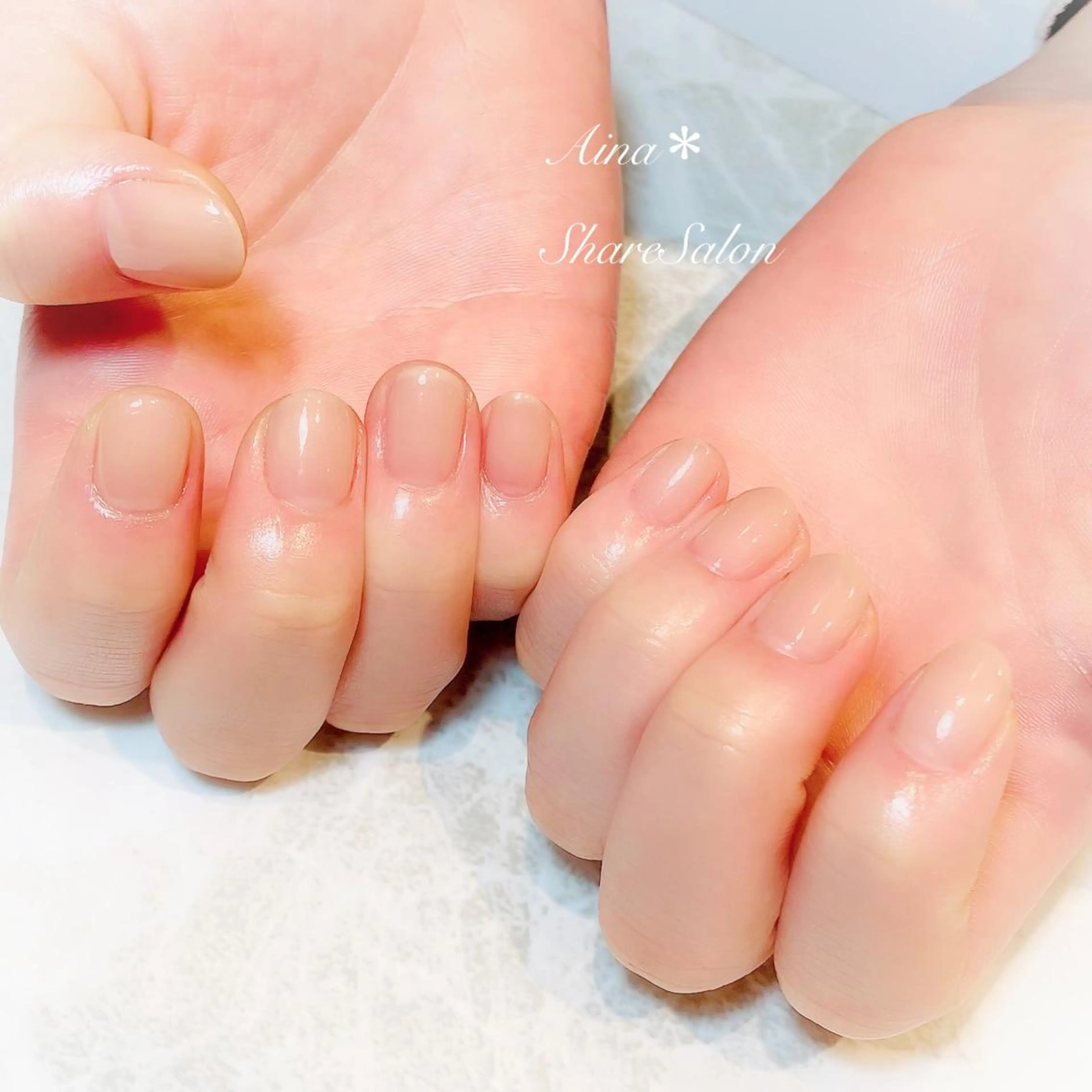 ネイル ワンカラーネイル AinaShareSalon所属・Yui＊Aina ShareSalonのネイルデザイン