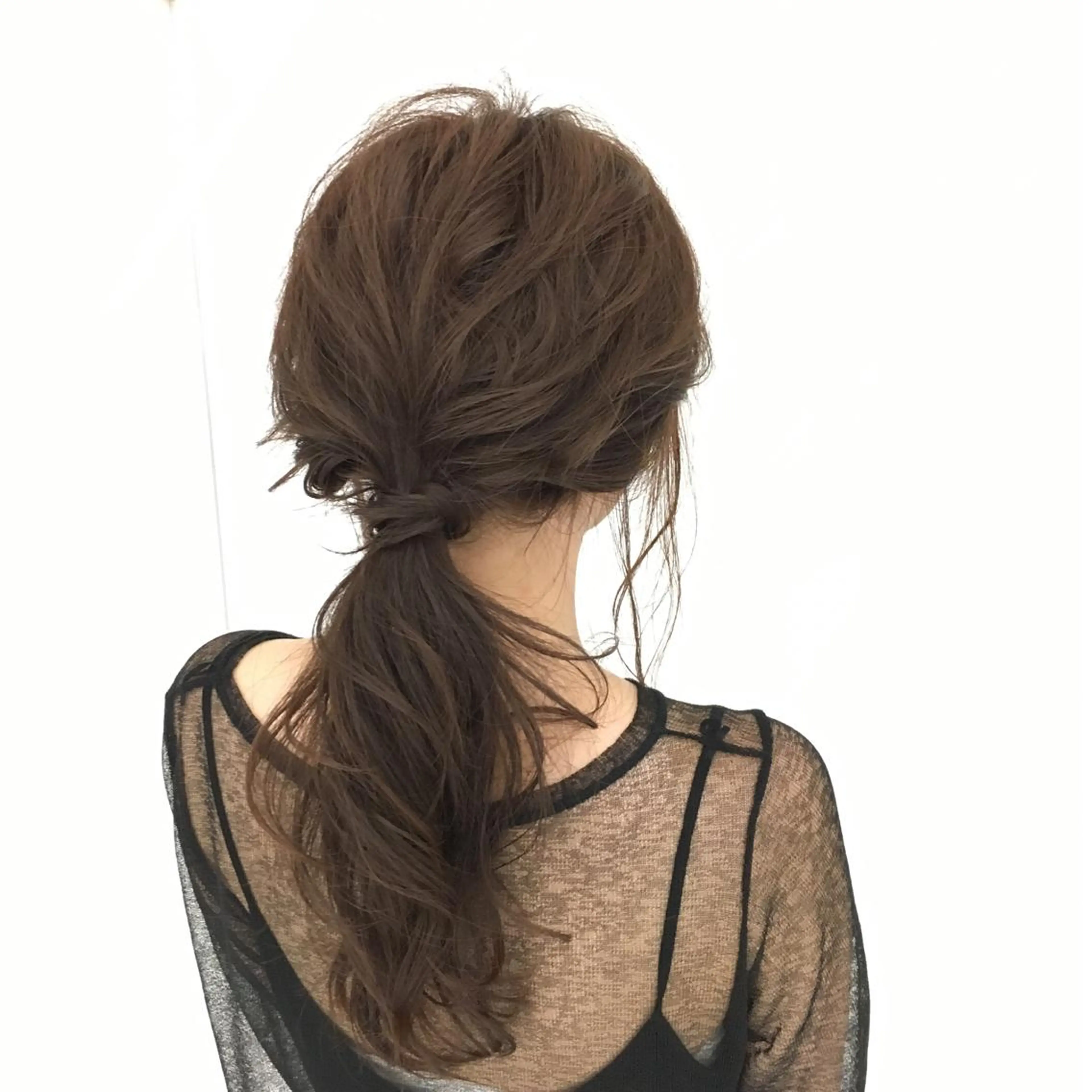 セミロング ロング カラー ヘアアレンジ 西川 ヒロキのヘアスタイル