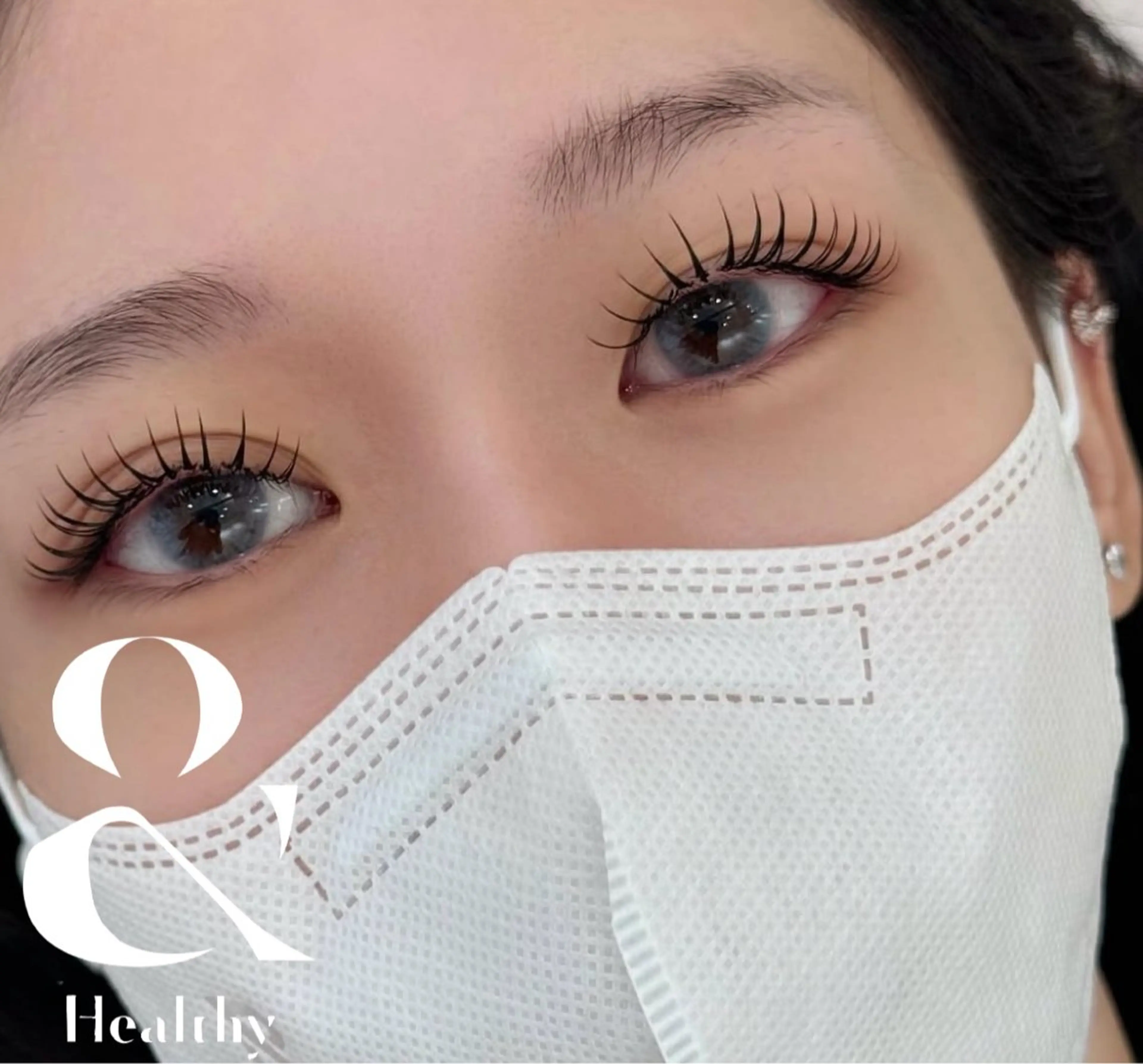 ❤️🔥【&healthy 】最新技術★LEDエクステ×パーマ/フラットラッシュ140本、仕上がりコーディング付きの写真