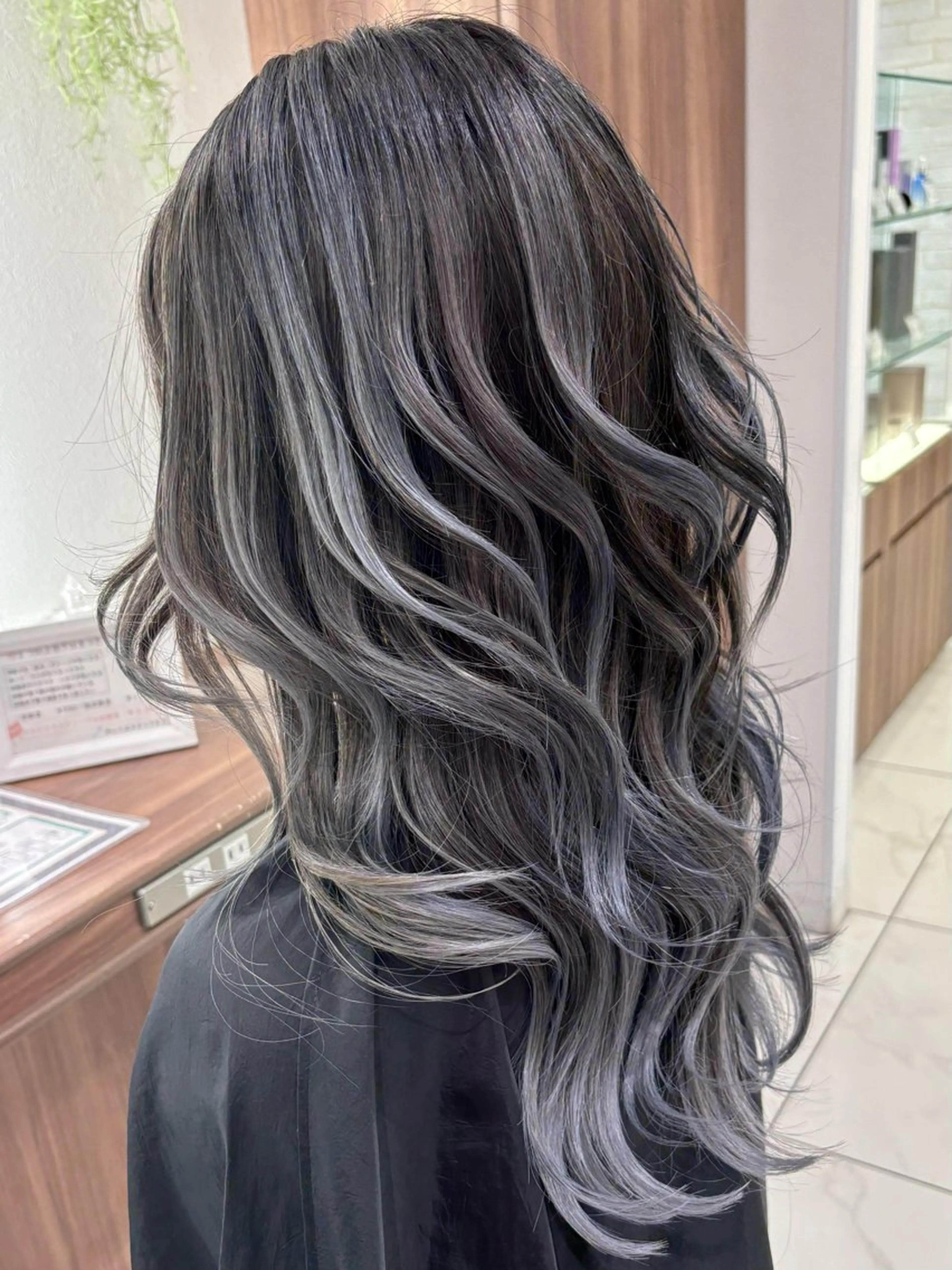 ロング カラー バレイヤージュ 髪質改善 レイヤーカット ヘアカラー トリートメント 大宮/バレイヤージュ 髪質改善/澤田隆誠のヘアスタイル