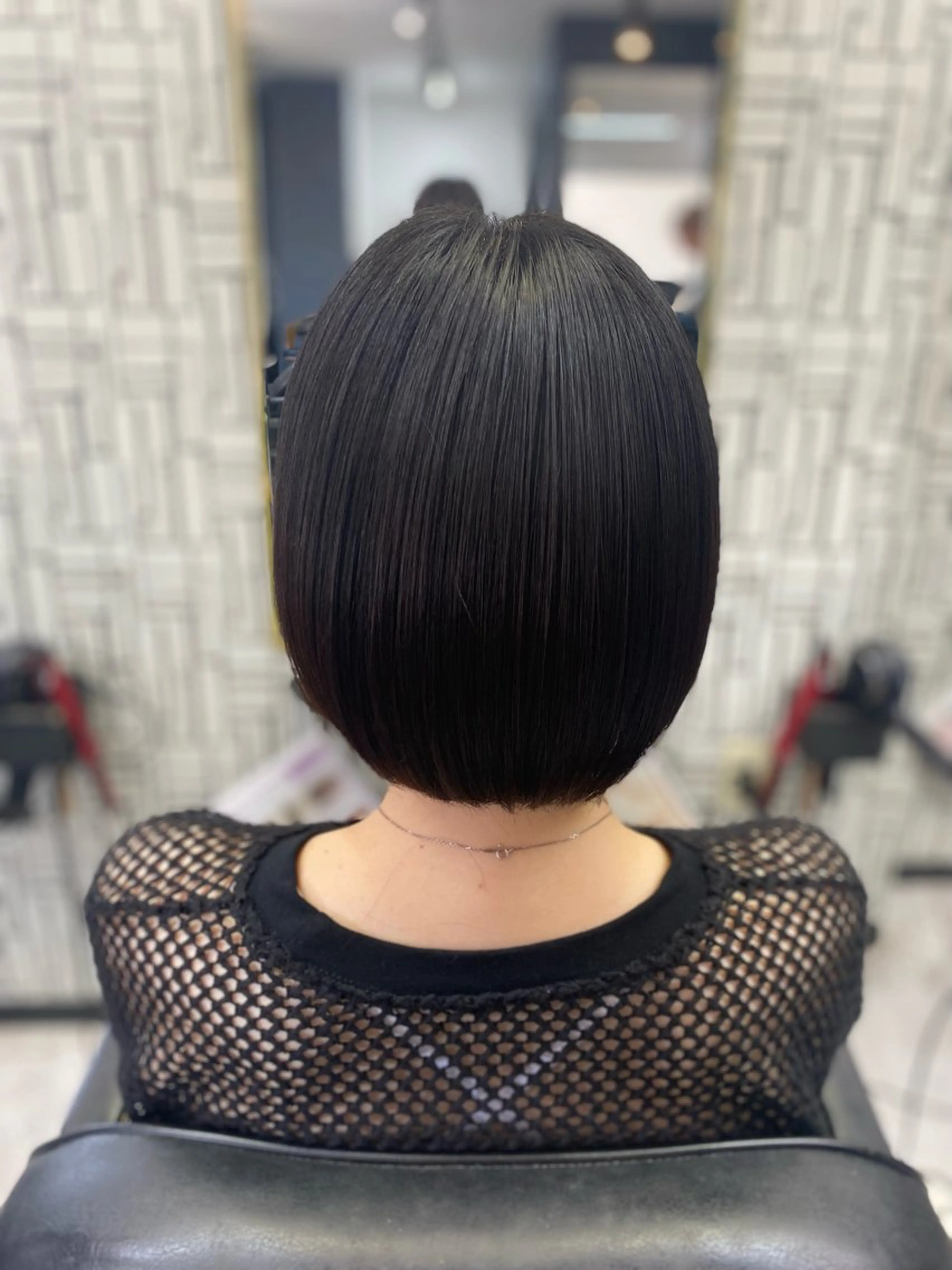 ショート 縮毛矯正 池田 亮雅のヘアスタイル