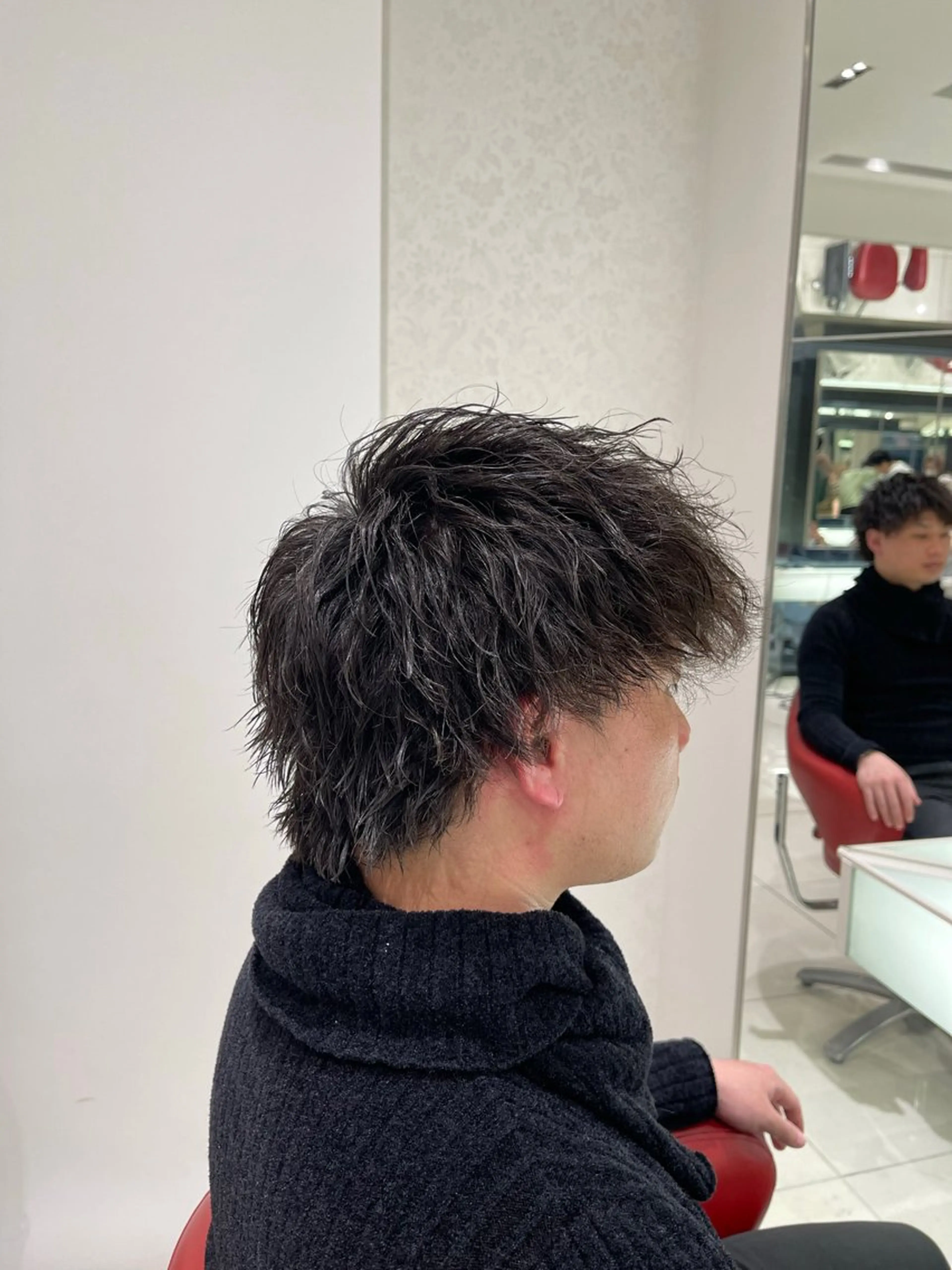 ショート カット パーマ メンズ/メンズパーマ 服部太地のヘアスタイル