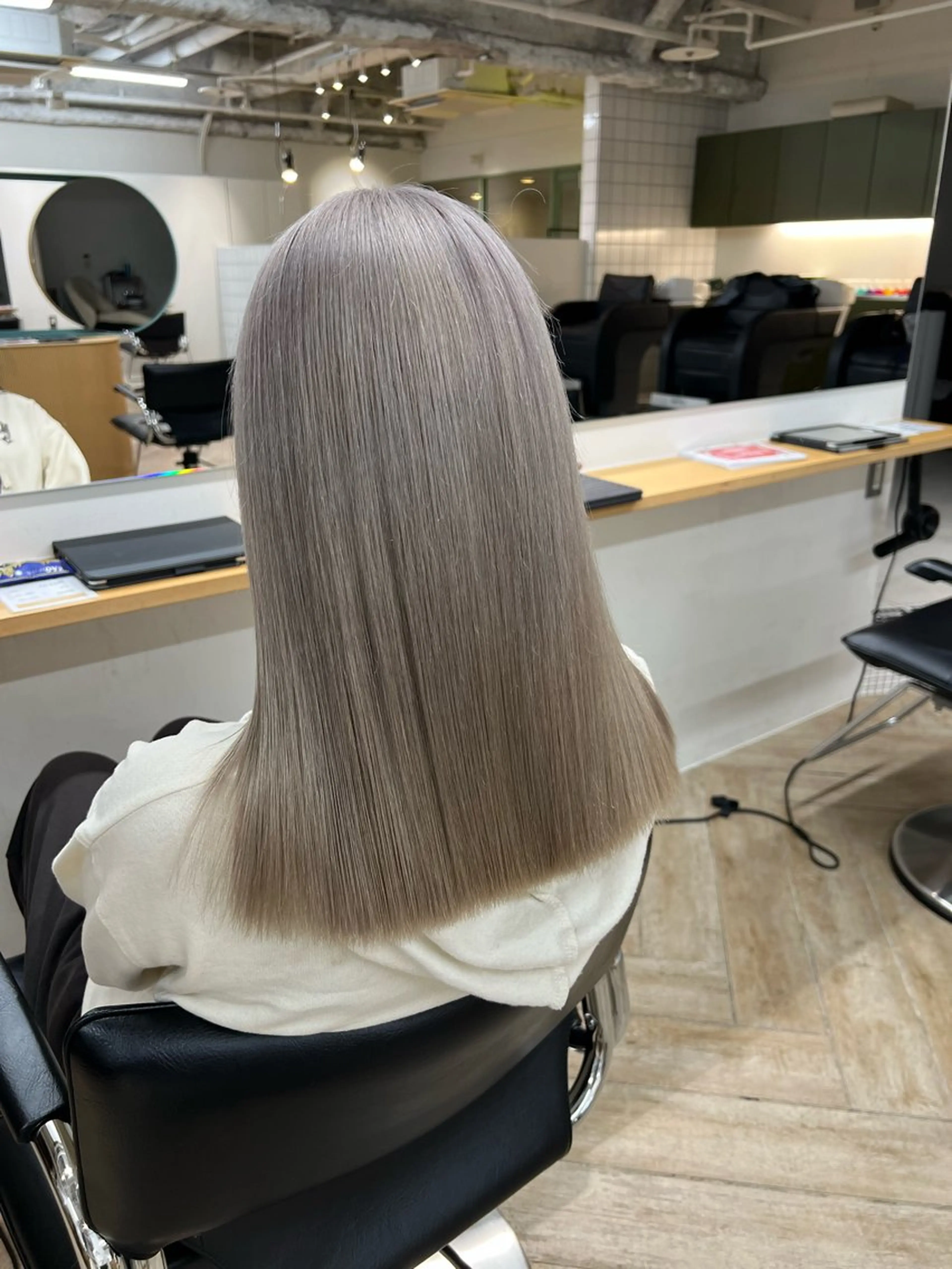 【ご新規様限定価格🫧】似合わせカット+ダブルカラー+オージュアトリートメント💭の写真