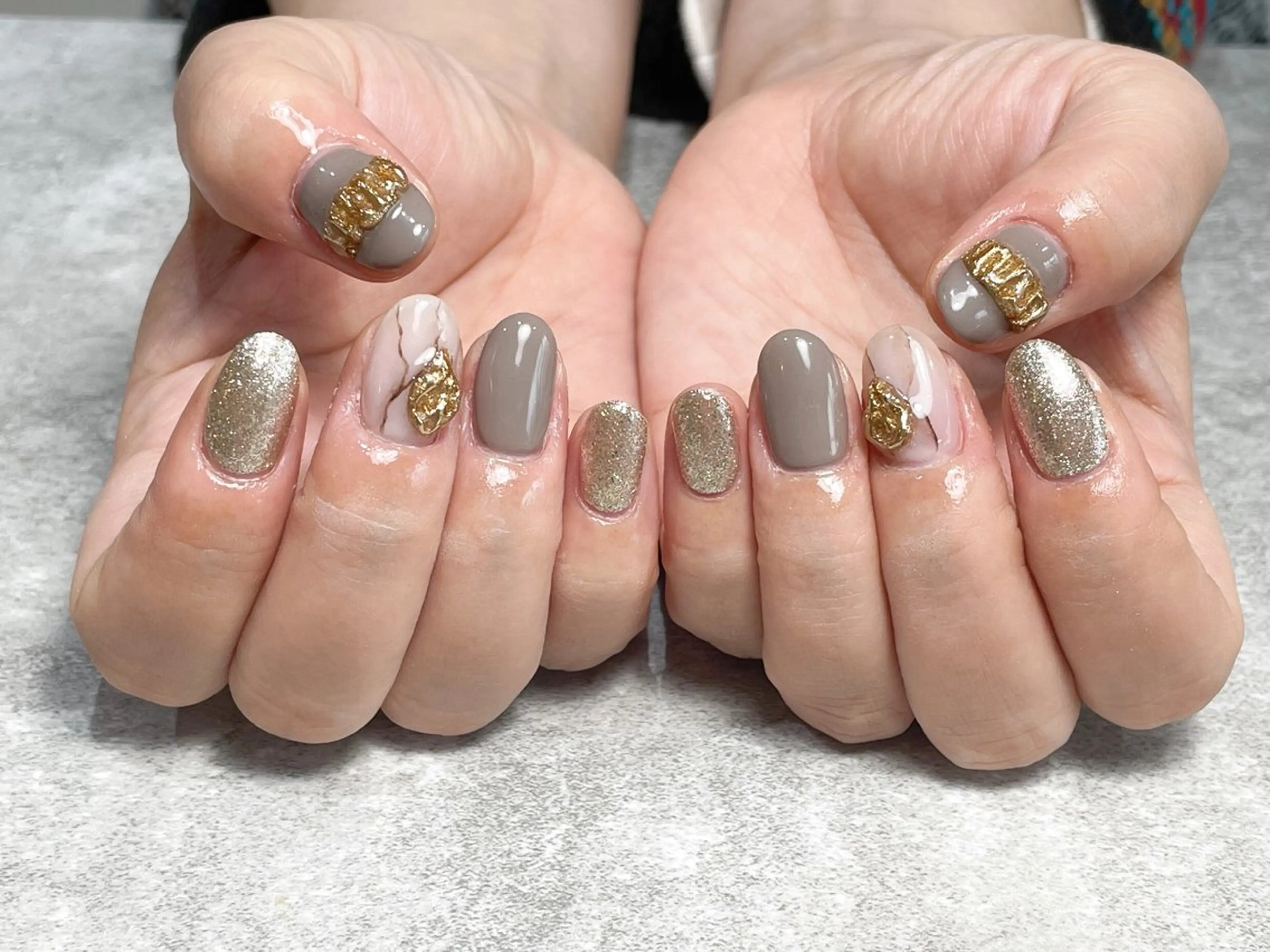 ネイル ハンドネイル nail salon Luanaのネイルデザイン